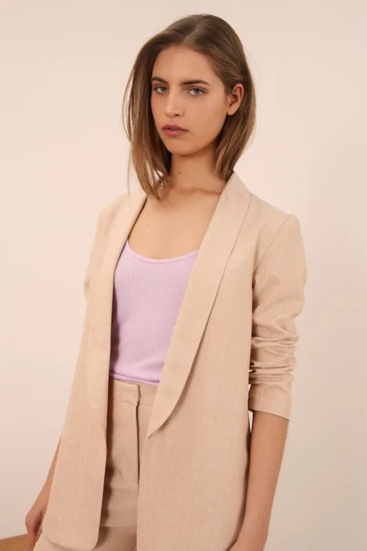 VIVA BLAZER sand sold by The Fifth Label
