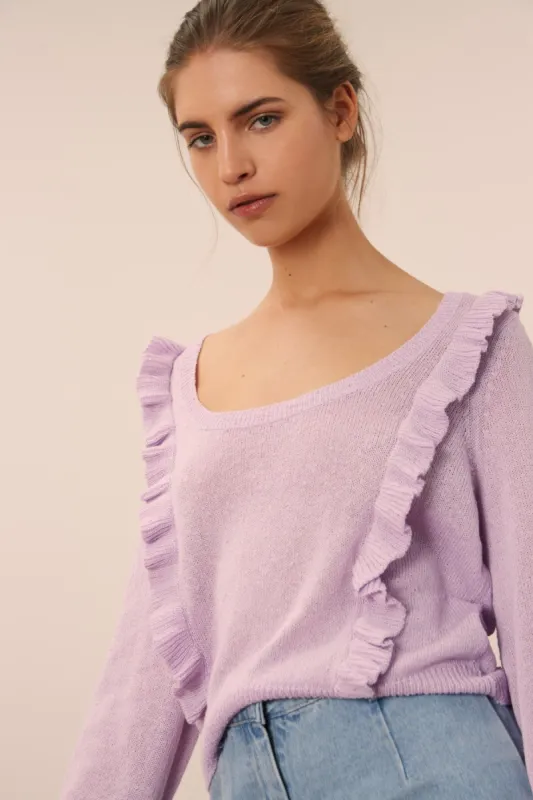EPIPHANY KNIT lilac sold by The Fifth Label