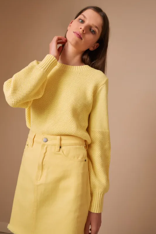 EVA KNIT lemon sold by The Fifth Label