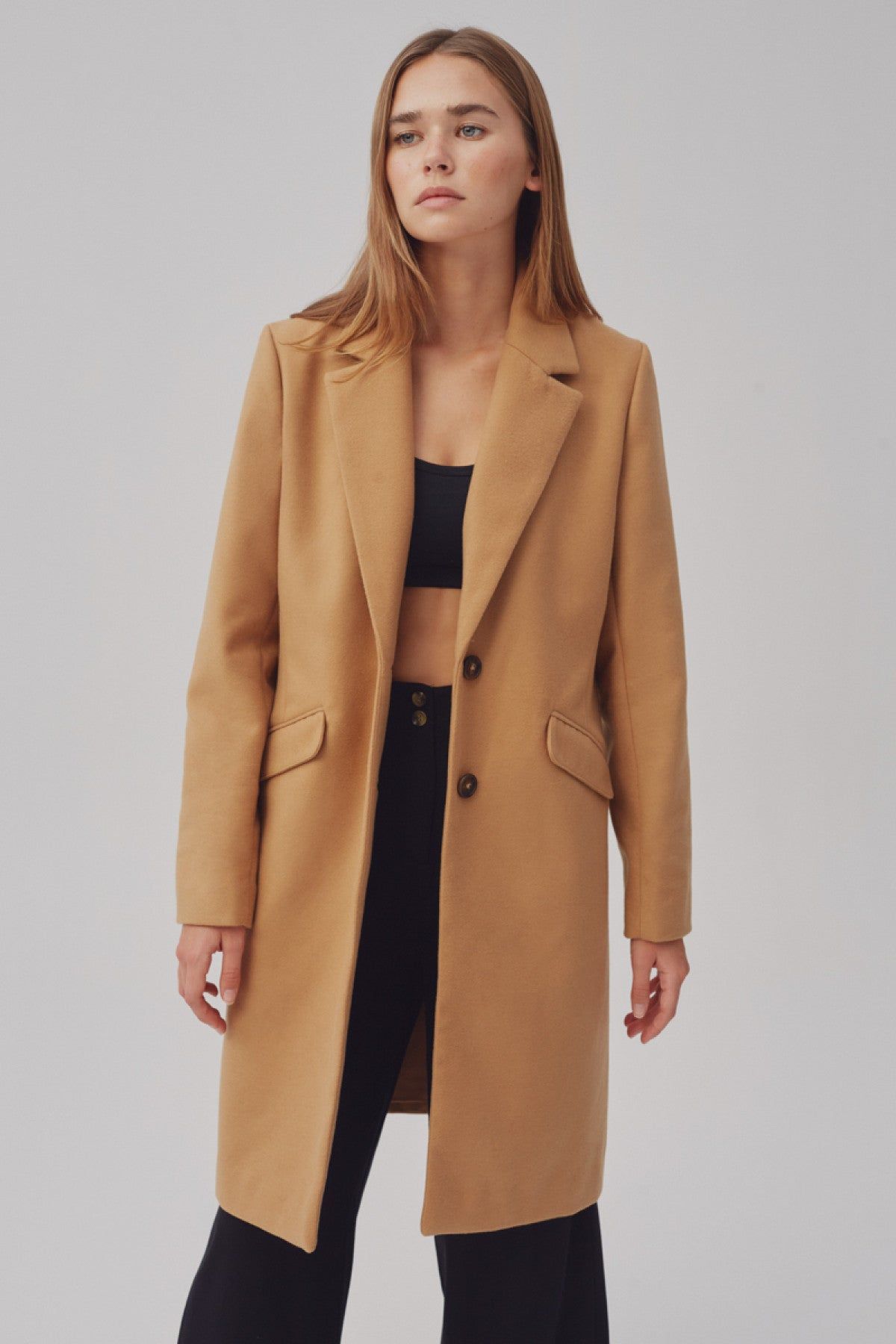 INTERPRETATION COAT tan sold by The Fifth Label product image thumbnail 2