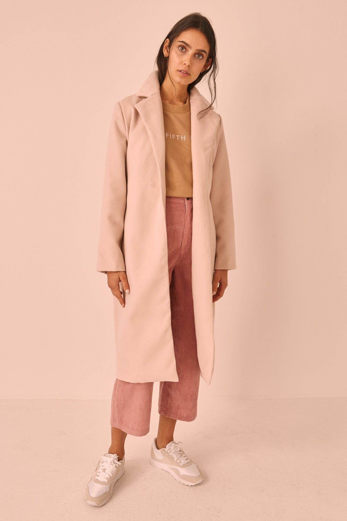 PORTRAITS COAT sand sold by The Fifth Label product image thumbnail 3