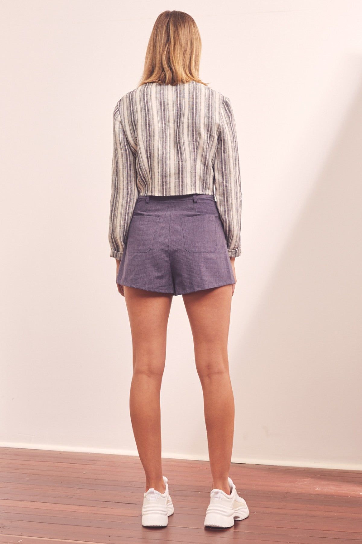 TOKYO SHORT washed navy sold by The Fifth Label product image thumbnail 4