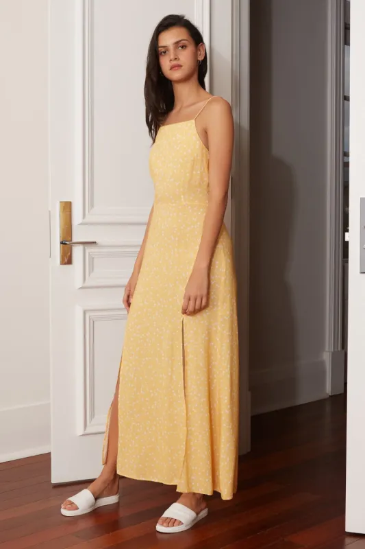 CELEBRATED MIDI DRESS butter sparkler sold by The Fifth Label