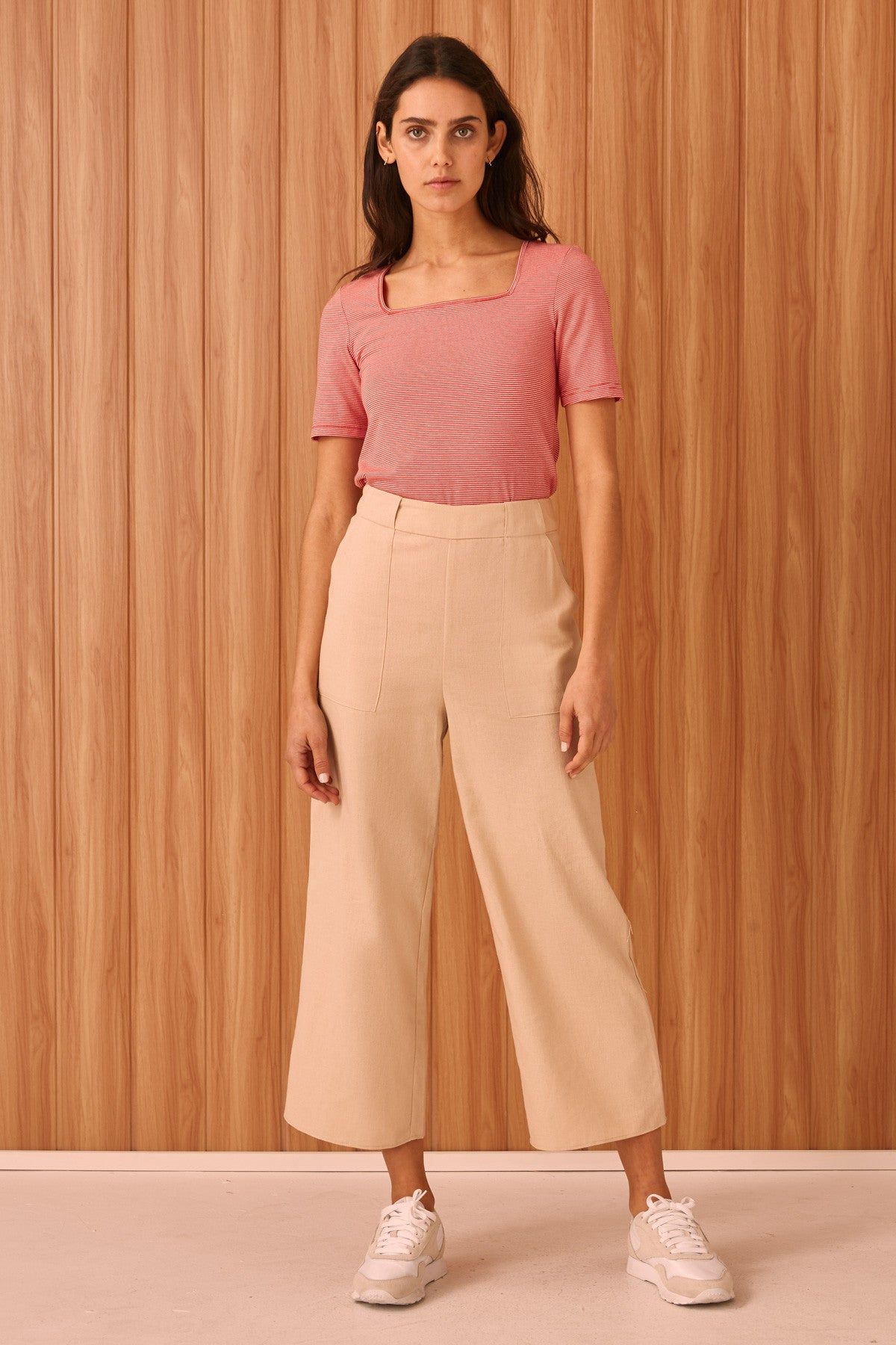 SCENIC STRIPE TOP candy w red sold by The Fifth Label product image thumbnail 2