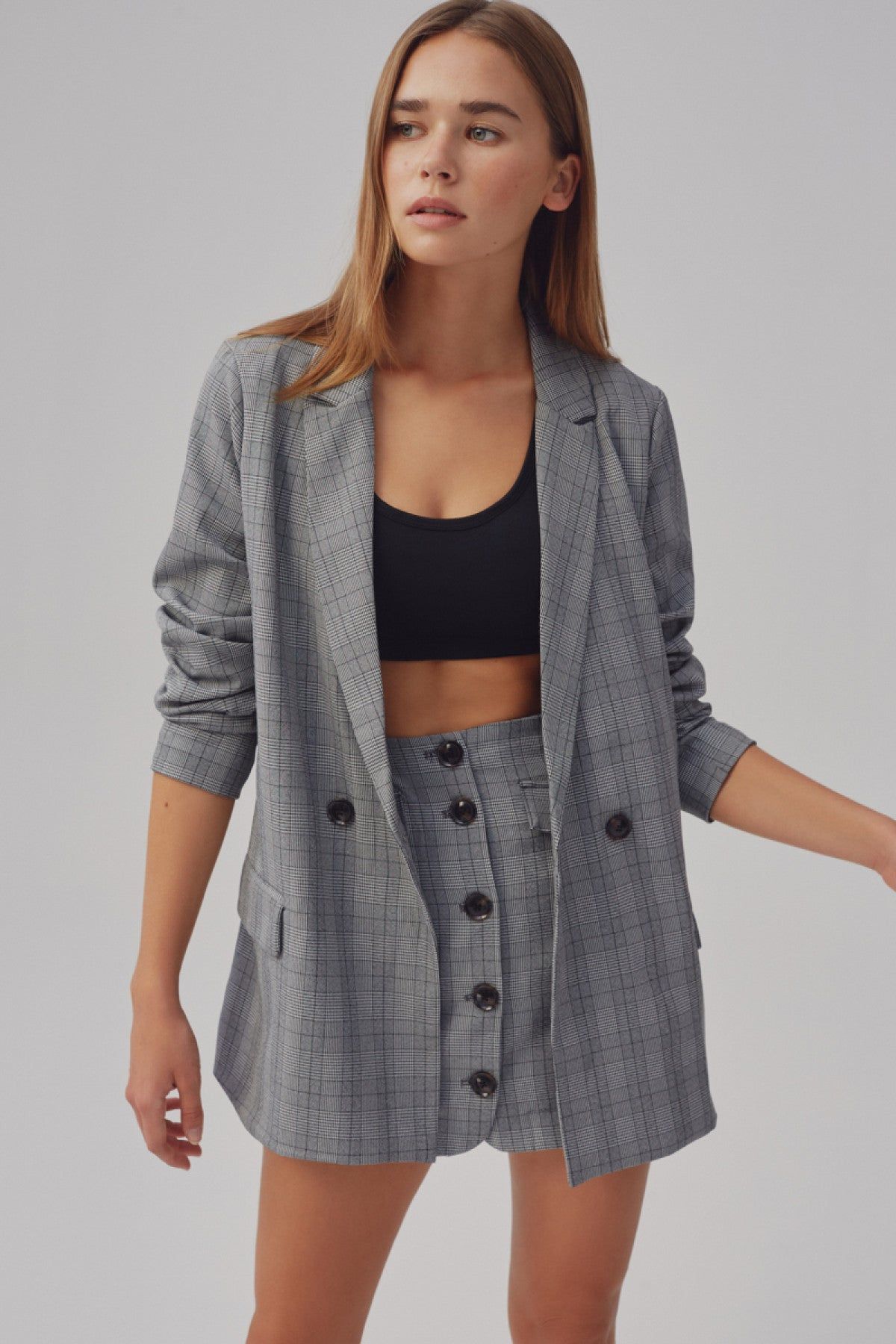 IGNITION CHECK BLAZER black w white sold by The Fifth Label product image thumbnail 4