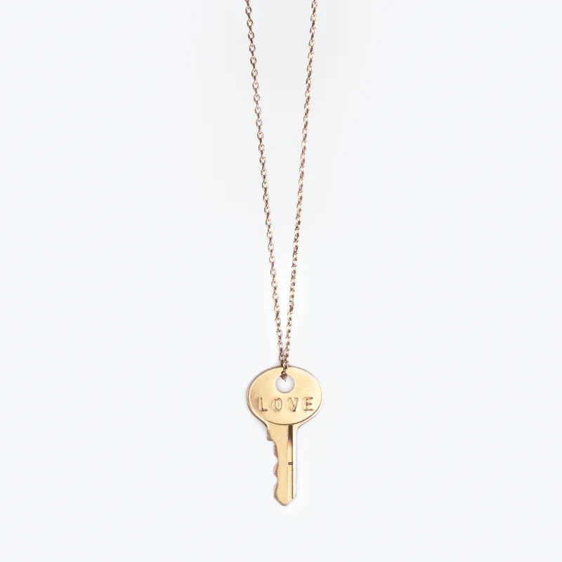 Dainty Emily Key Necklace sold by The Giving Keys