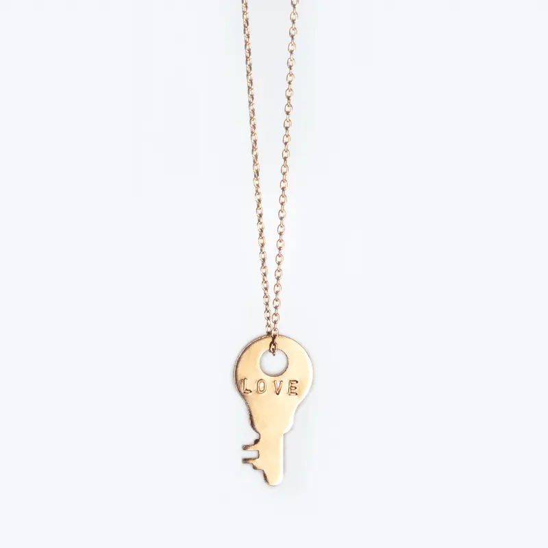 Dainty Charlotte Key Necklace made by The Giving Keys
