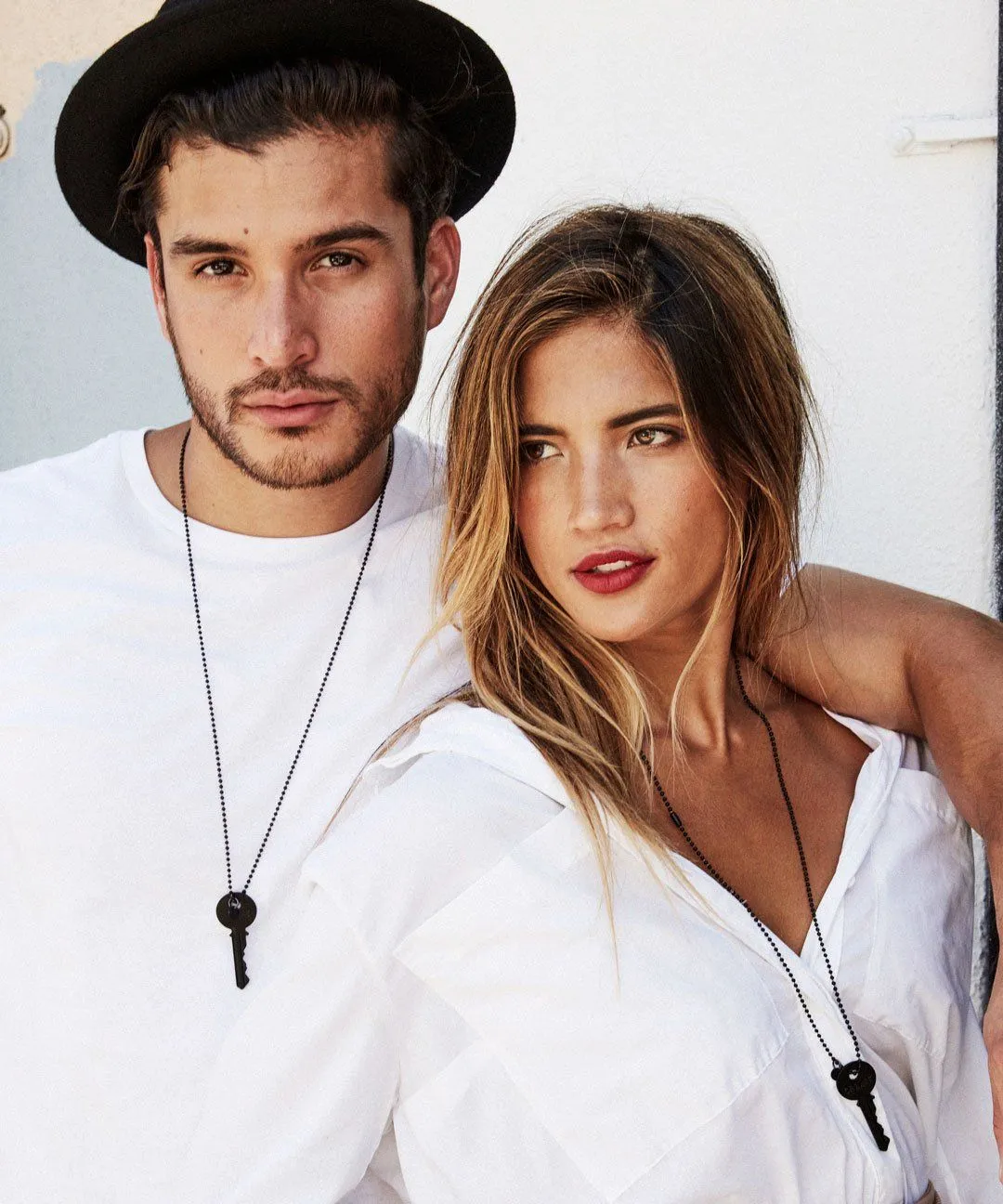 Best Friend Matte Black Key Necklace Set sold by The Giving Keys product image thumbnail 2