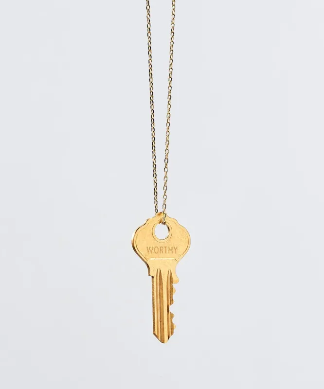Pride Dainty Key Necklace made by The Giving Keys