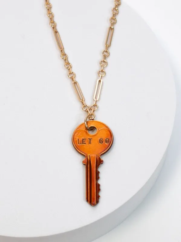 Color Classic Key Gold Amalfi Chain Necklace sold by The Giving Keys