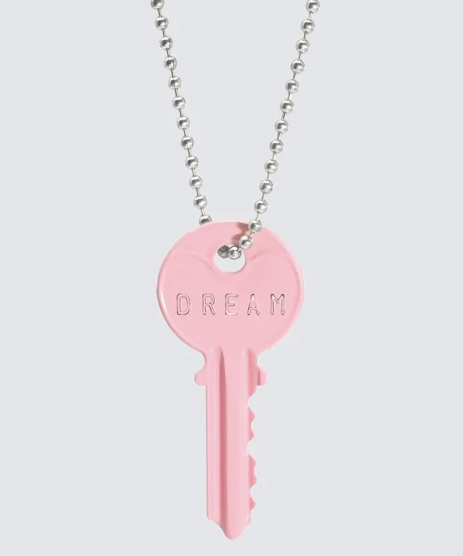Color Classic Key Silver Ball Chain Necklace sold by The Giving Keys