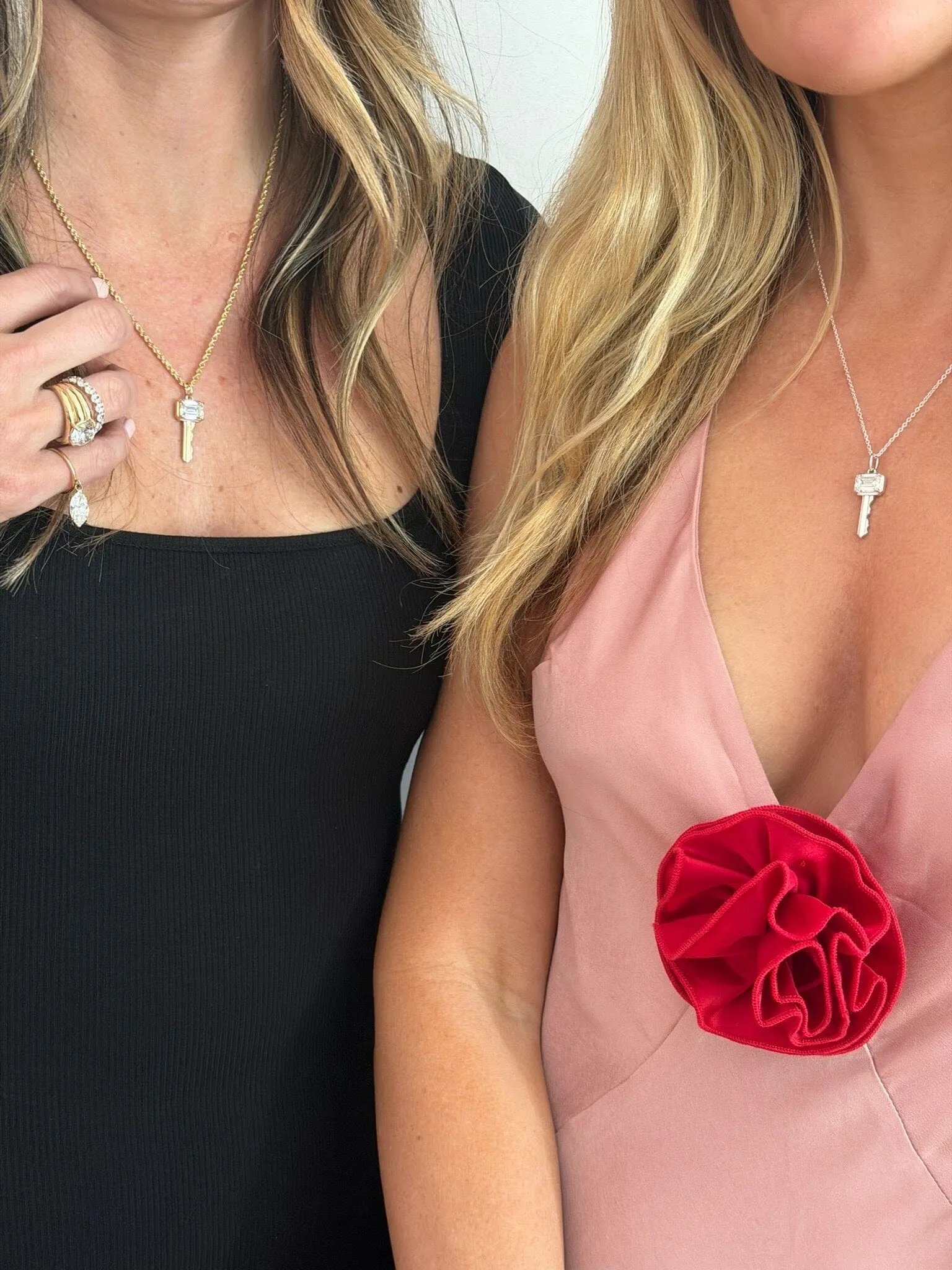 14k Gold Diamond Unlocked Key Pendant sold by The Giving Keys product image thumbnail 2