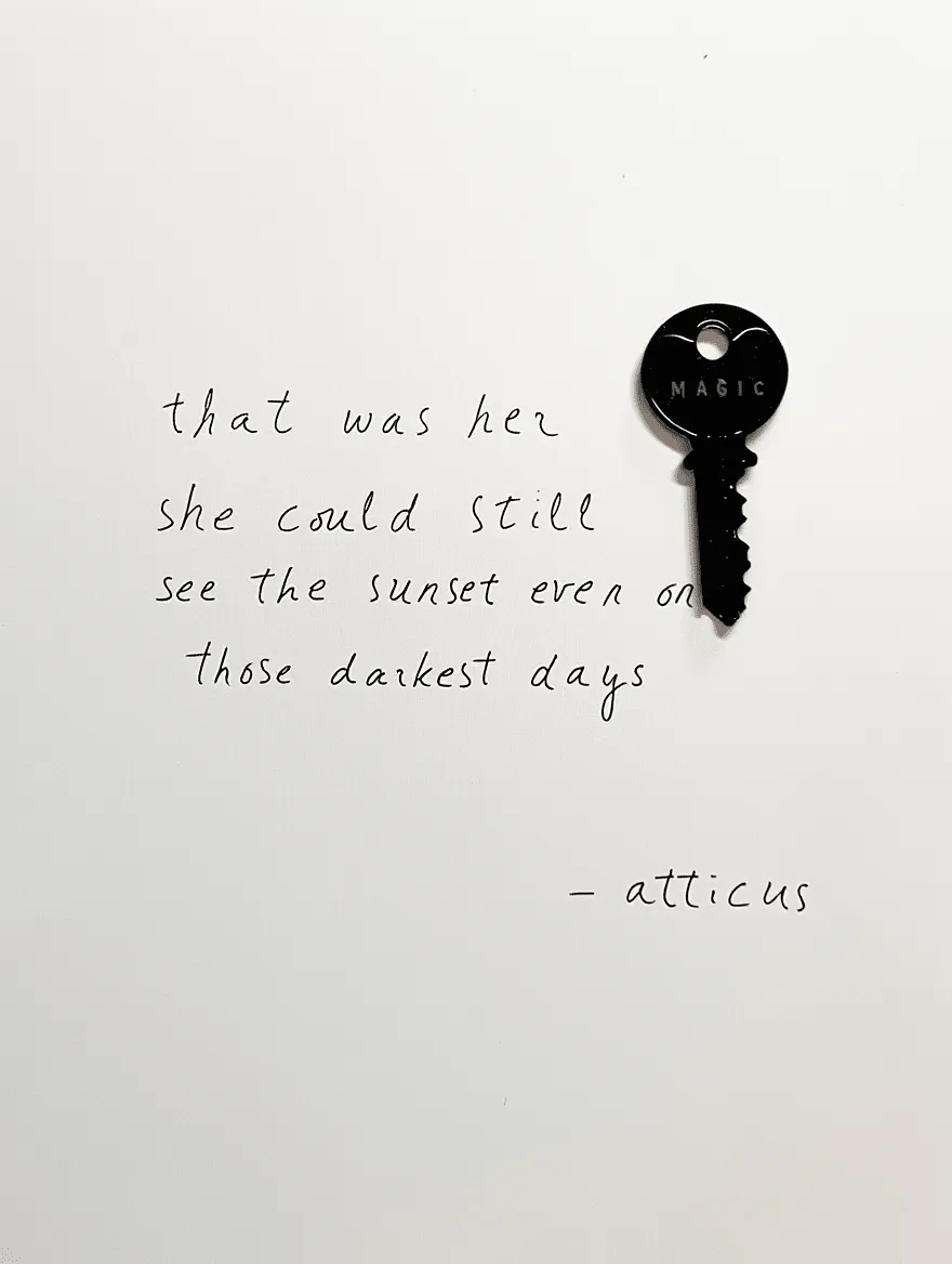 Atticus Matte Black Classic Key Ball Chain Necklace sold by The Giving Keys product image thumbnail 3