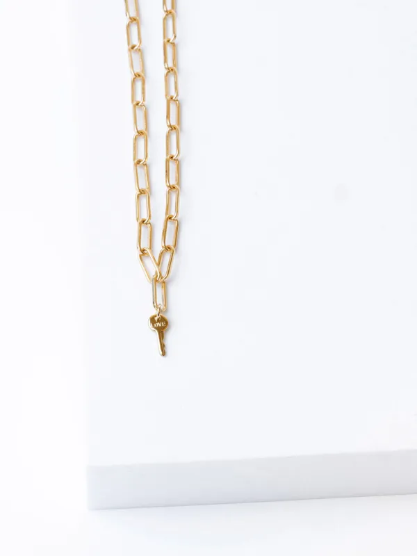 Brooklyn Mini Key Necklace made by The Giving Keys