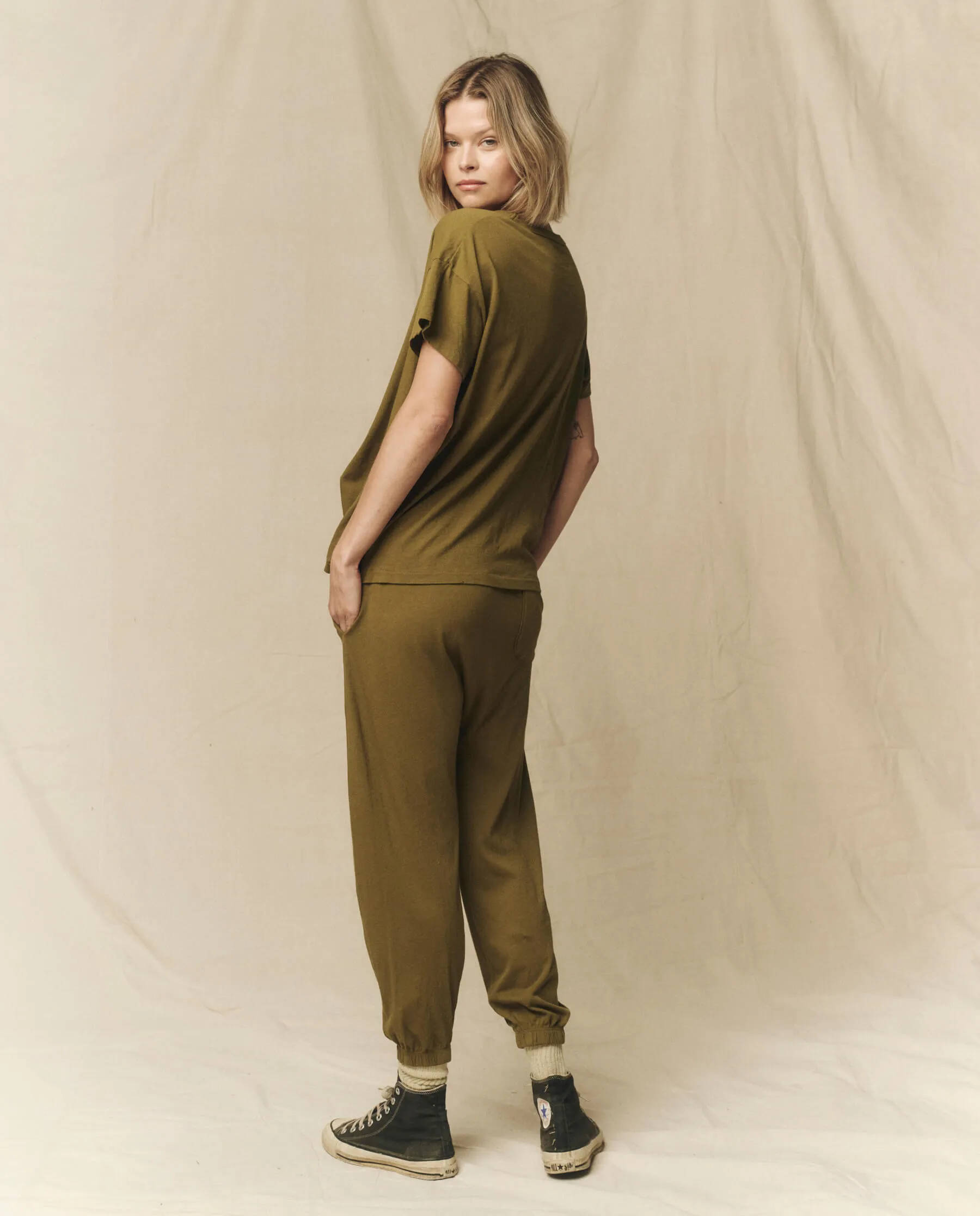 The Boxy Crew. Solid -- Fir Green sold by THE GREAT. product image thumbnail 2