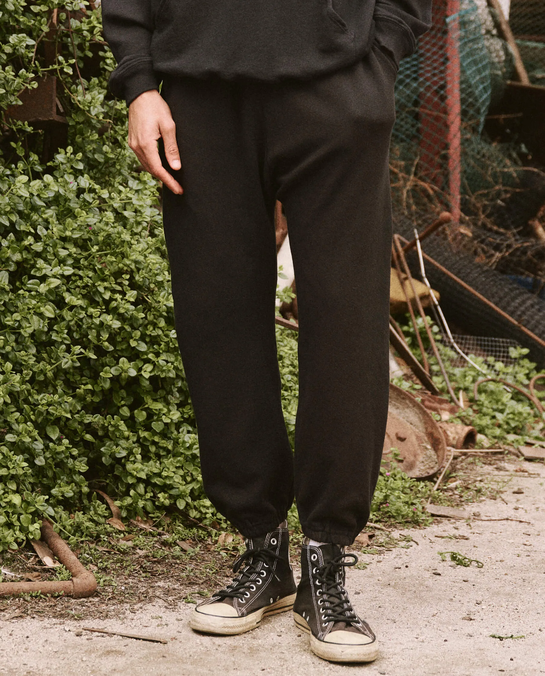 The Men's Stadium Sweatpant. -- Almost Black sold by THE GREAT. product image thumbnail 2