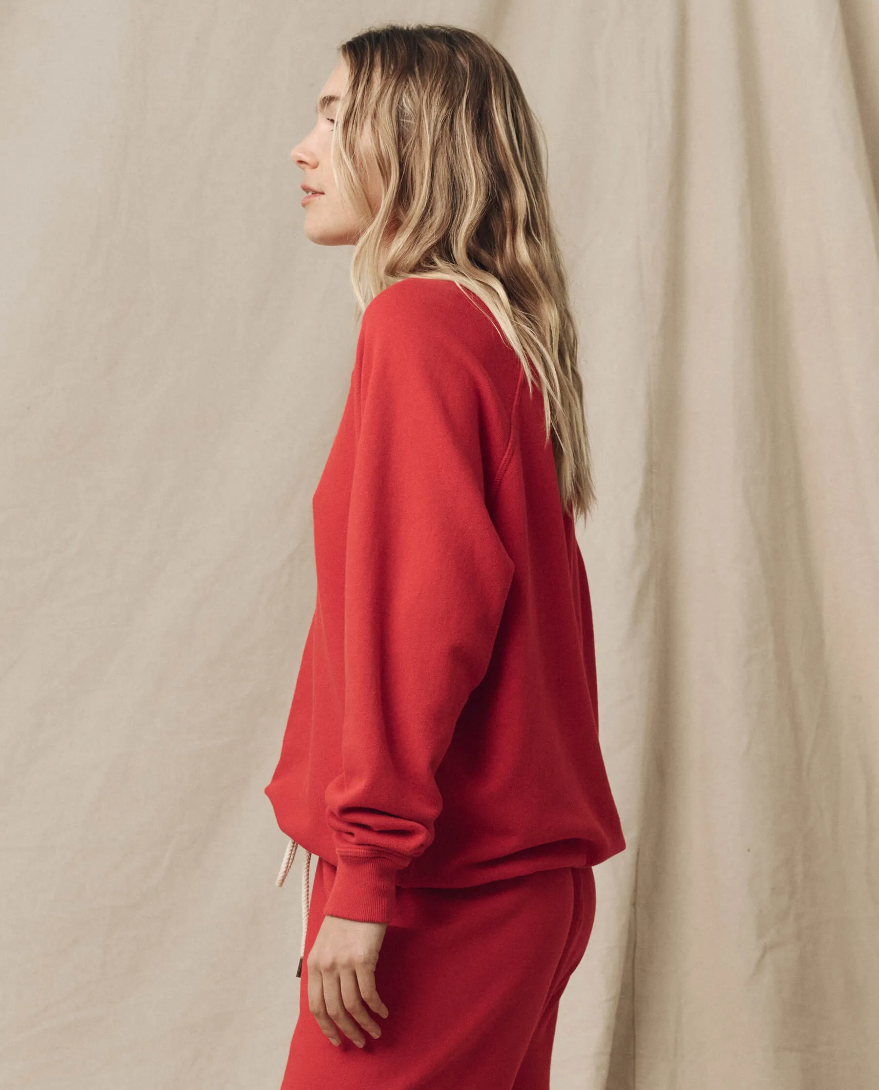 The College Sweatshirt. Solid -- Campfire sold by THE GREAT. product image thumbnail 3