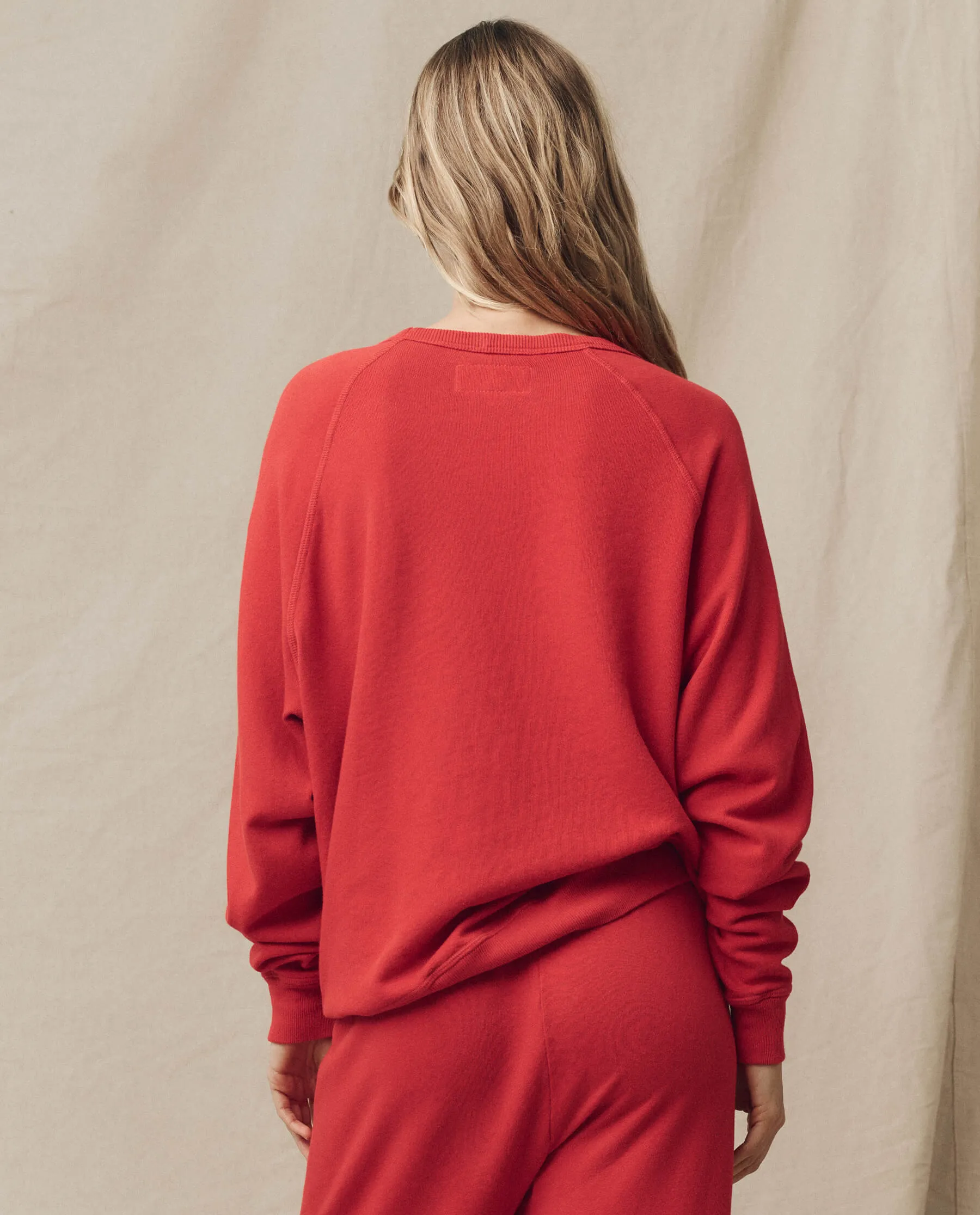 The College Sweatshirt. Solid -- Campfire sold by THE GREAT. product image thumbnail 2