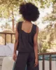 The Eyelet Tank. -- Black sold by THE GREAT.
