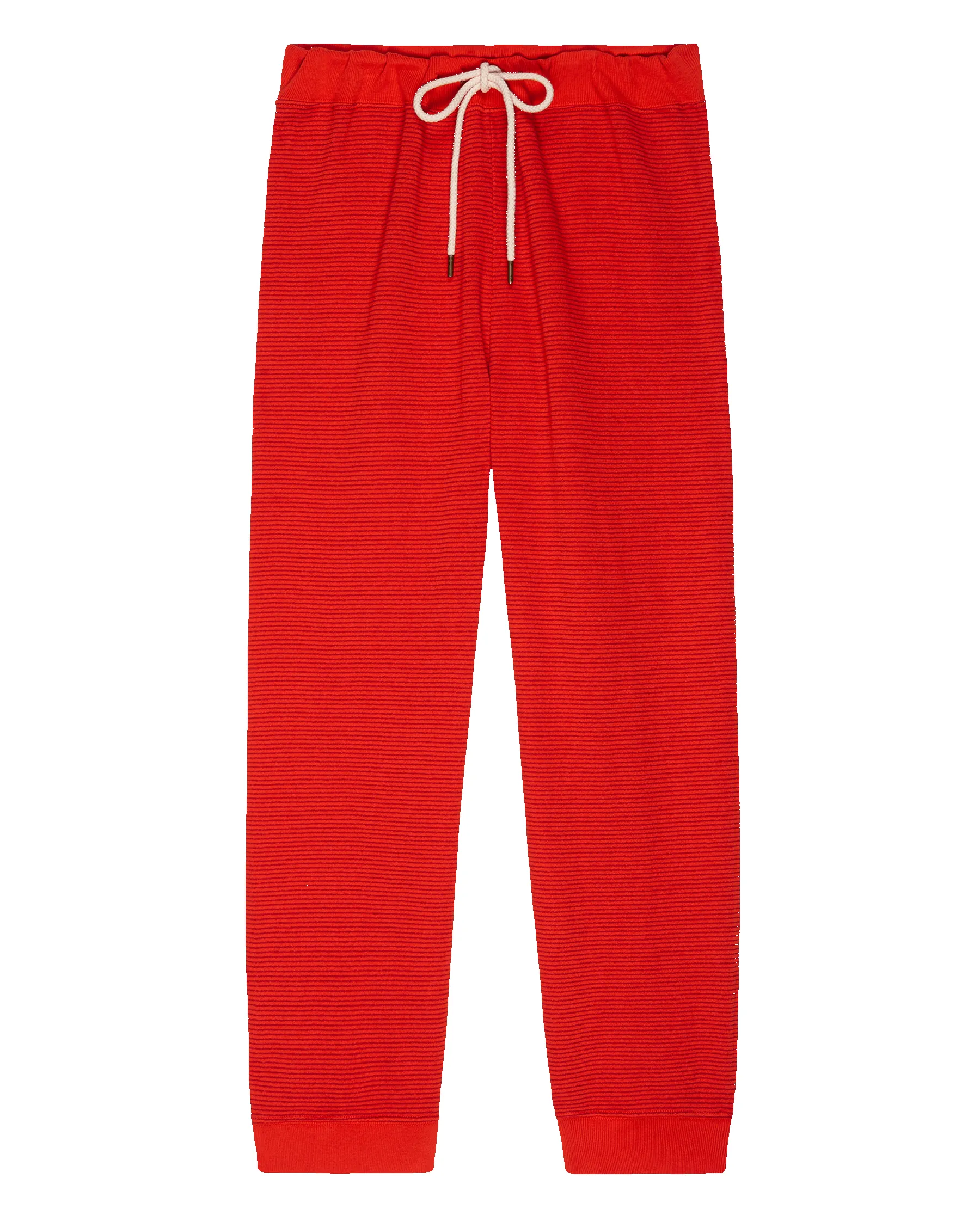 The Lantern Pant. -- Hot Red Overdyed Stripe sold by THE GREAT. product image thumbnail 5