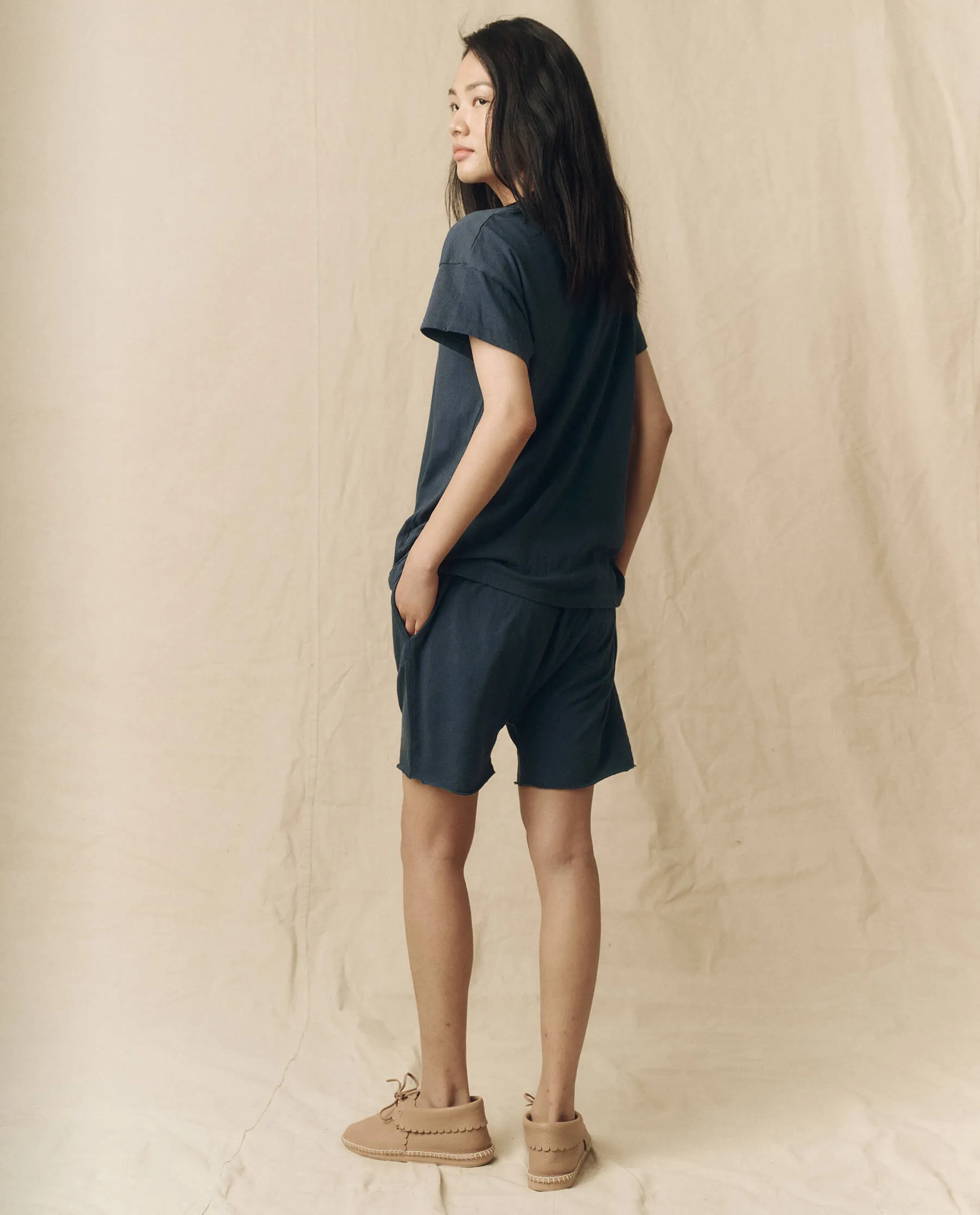 The Boxy Crew. Solid -- Nautical Navy sold by THE GREAT. product image thumbnail 4