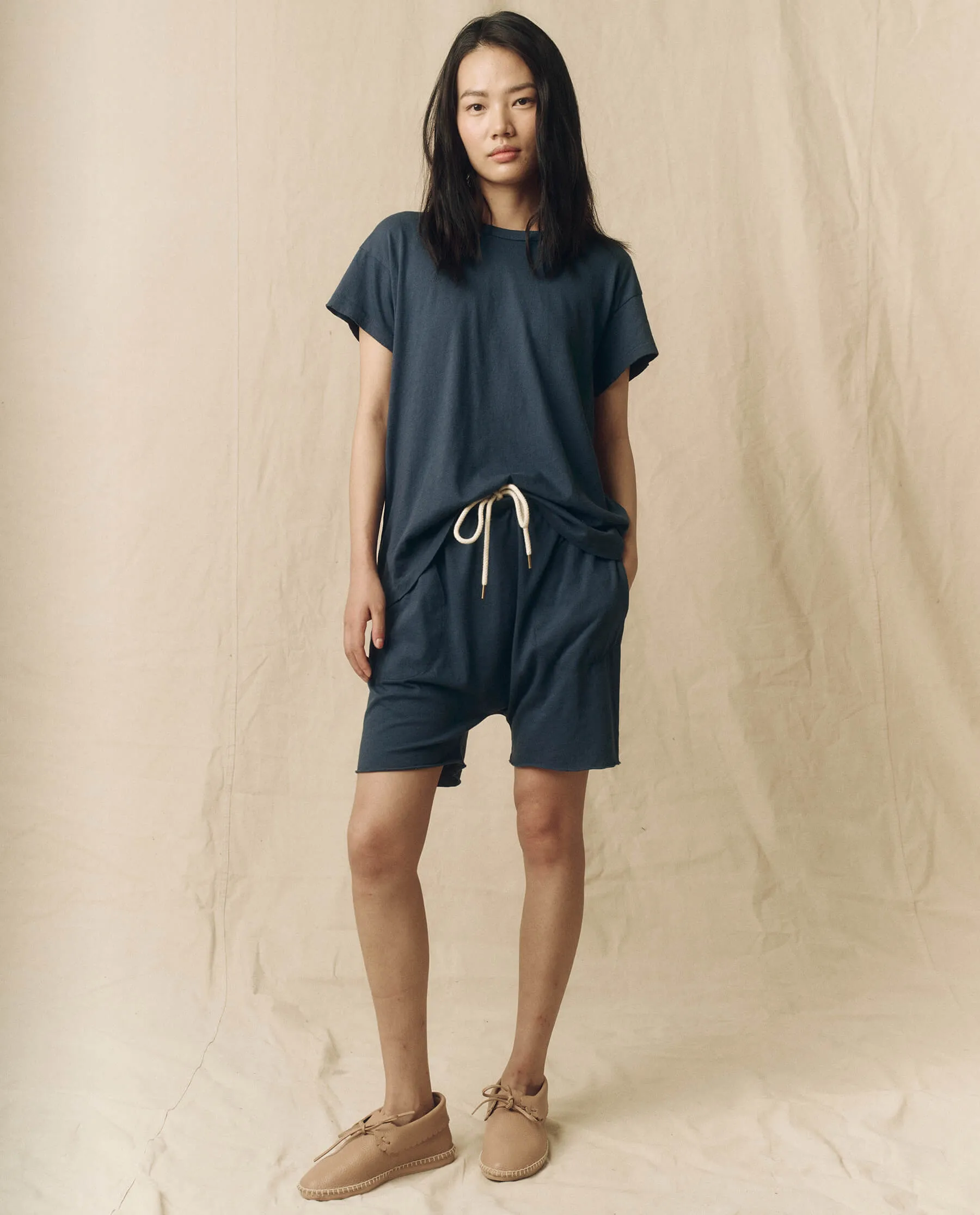 The Boxy Crew. Solid -- Nautical Navy sold by THE GREAT. product image thumbnail 5