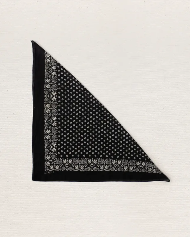 The Bandana. -- Small -- Almost Black sold by THE GREAT.