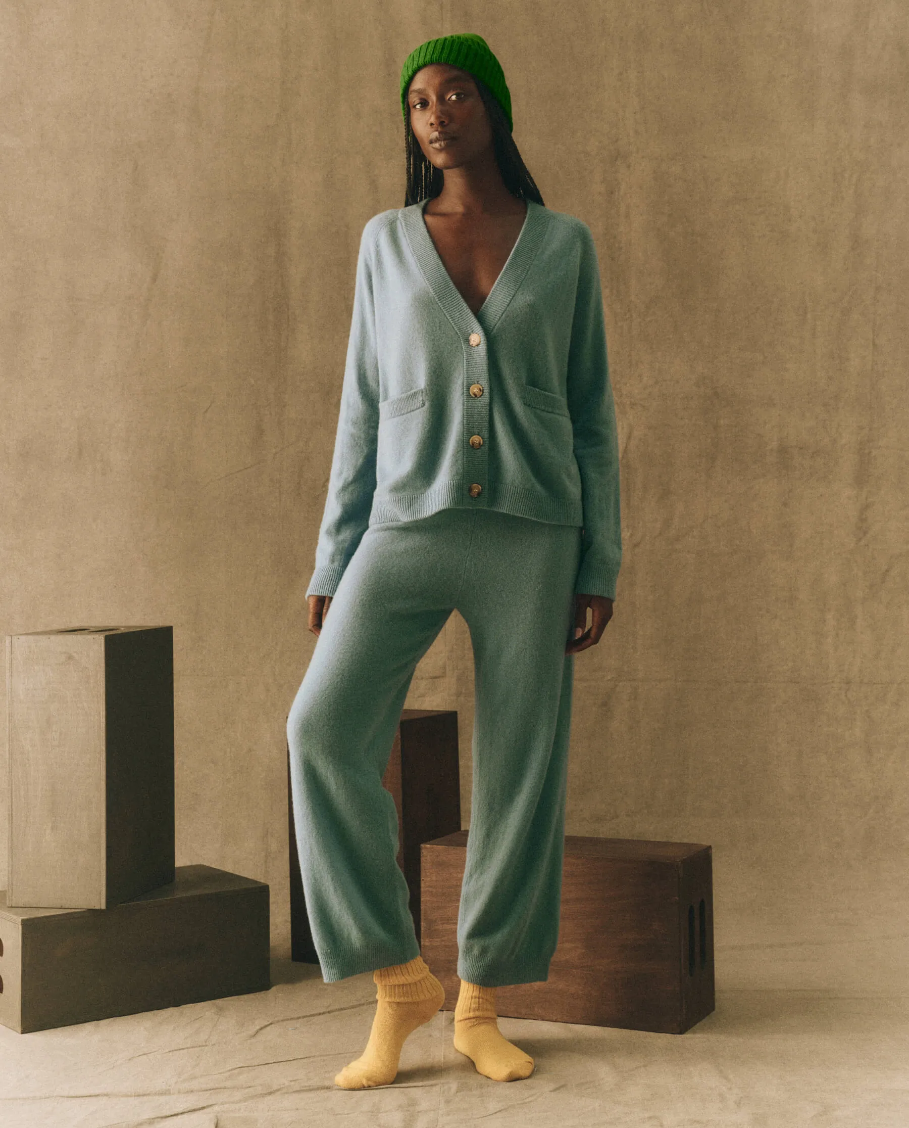 The Varsity Cardigan. -- Icicle sold by THE GREAT. product image thumbnail 4