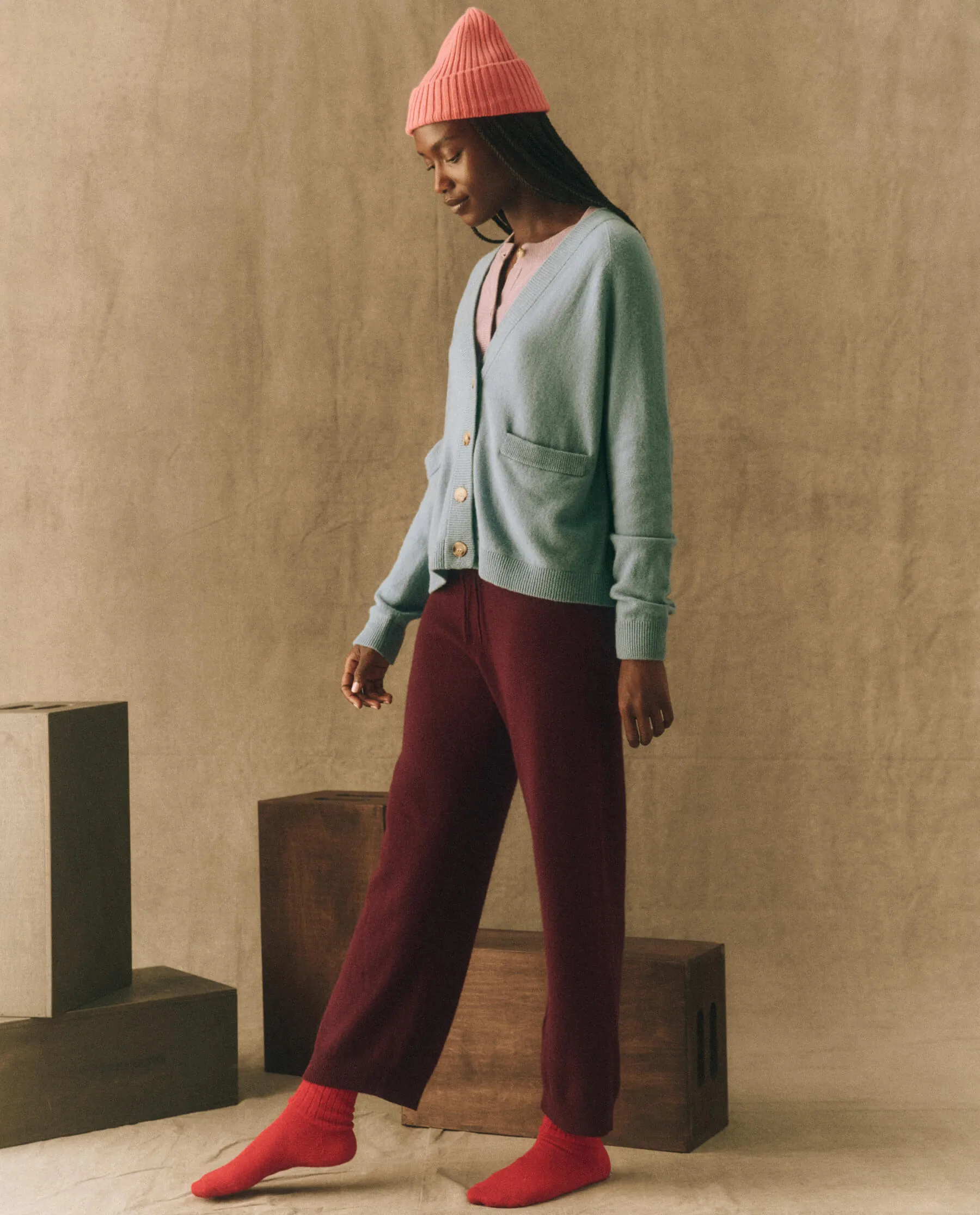 The Varsity Cardigan. -- Icicle sold by THE GREAT. product image thumbnail 3