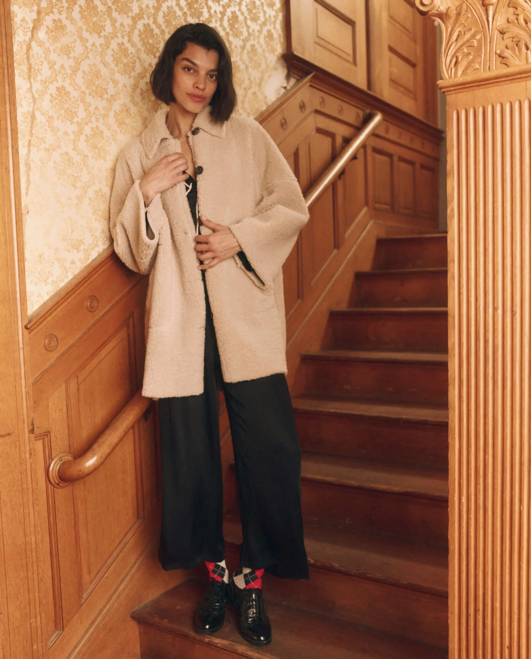 The Plush Car Coat. -- Malt sold by THE GREAT.