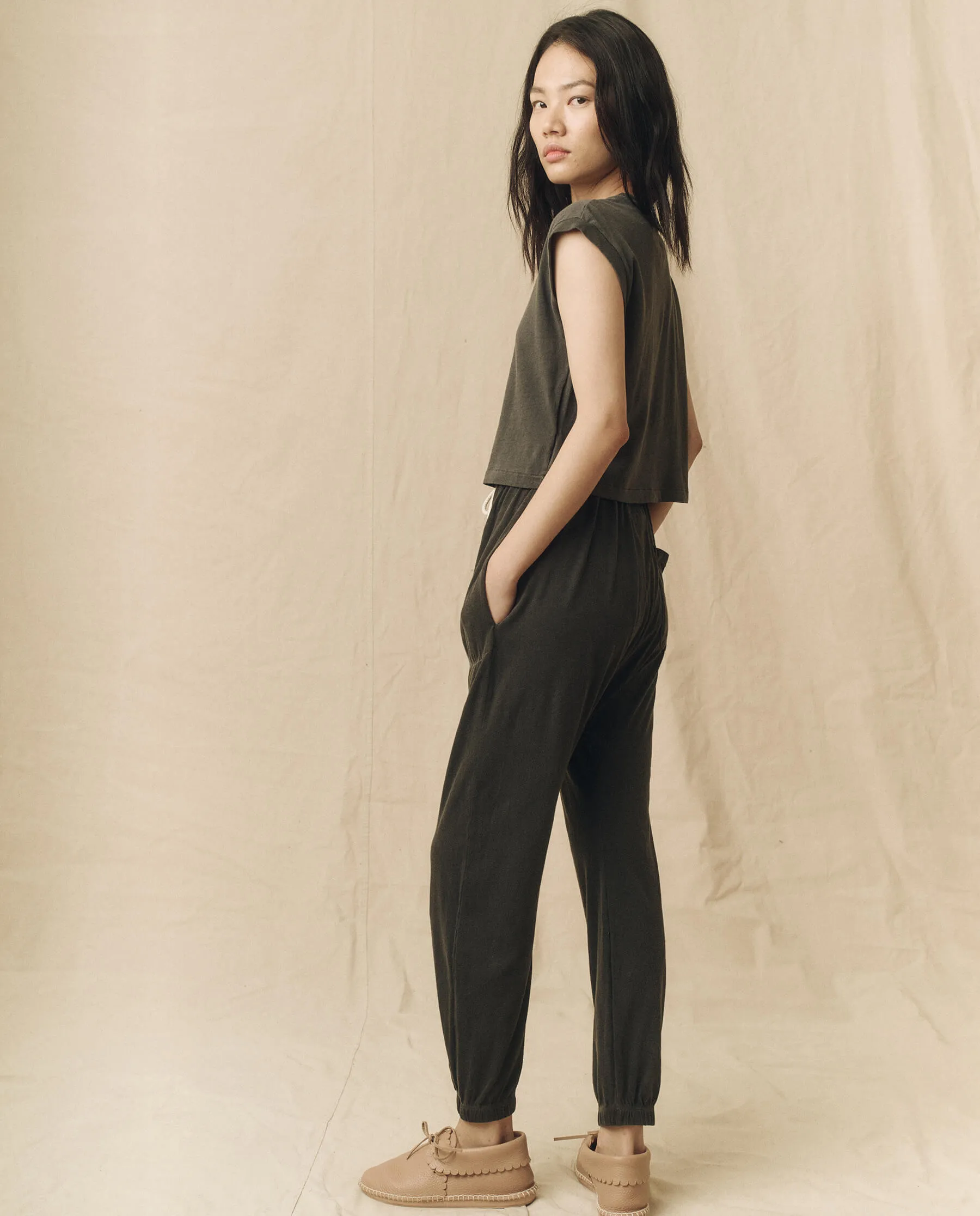 The Square Tee. -- Washed Black sold by THE GREAT. product image thumbnail 4