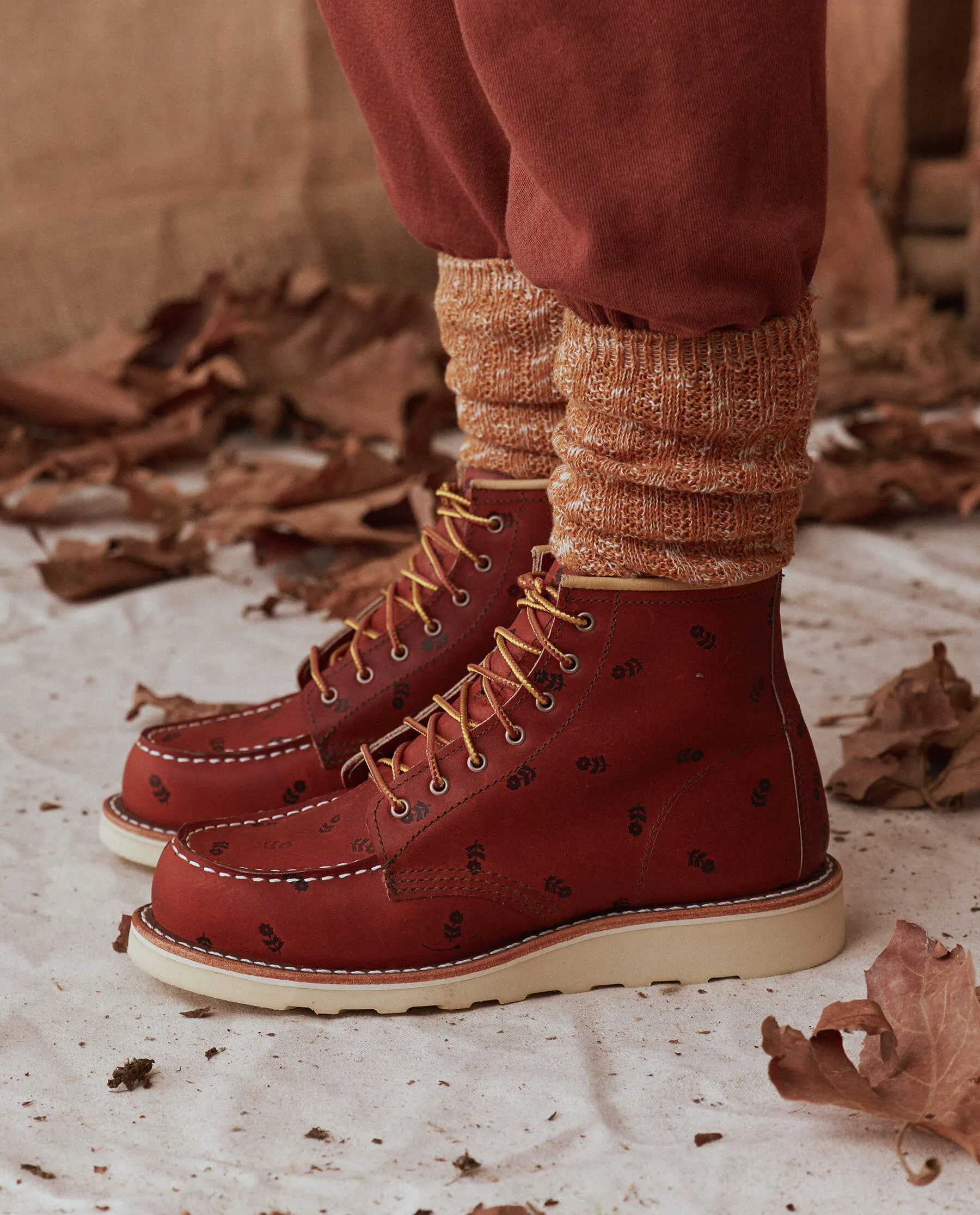 The Red Wing Heritage Boot. -- Oro Legacy Embossed Floral sold by THE GREAT. product image thumbnail 3