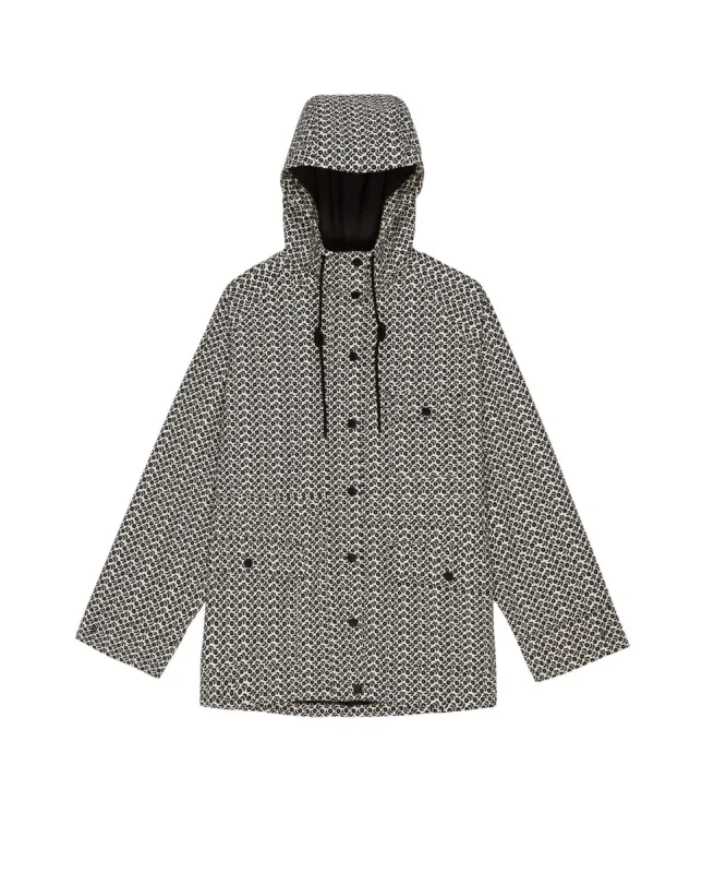 The Headland Raincoat. -- Shadow Floral sold by THE GREAT.