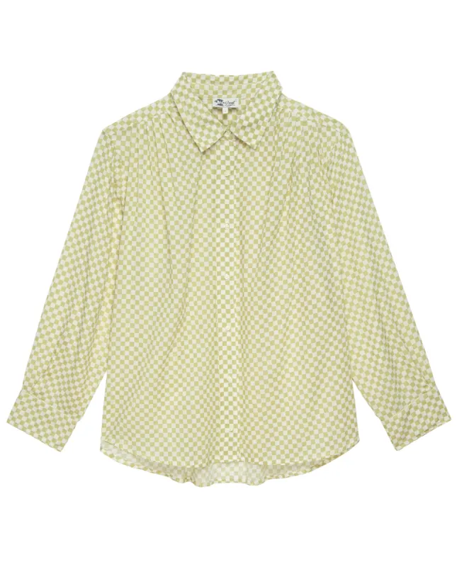 The Cove Shirt. -- Sand Check sold by THE GREAT.
