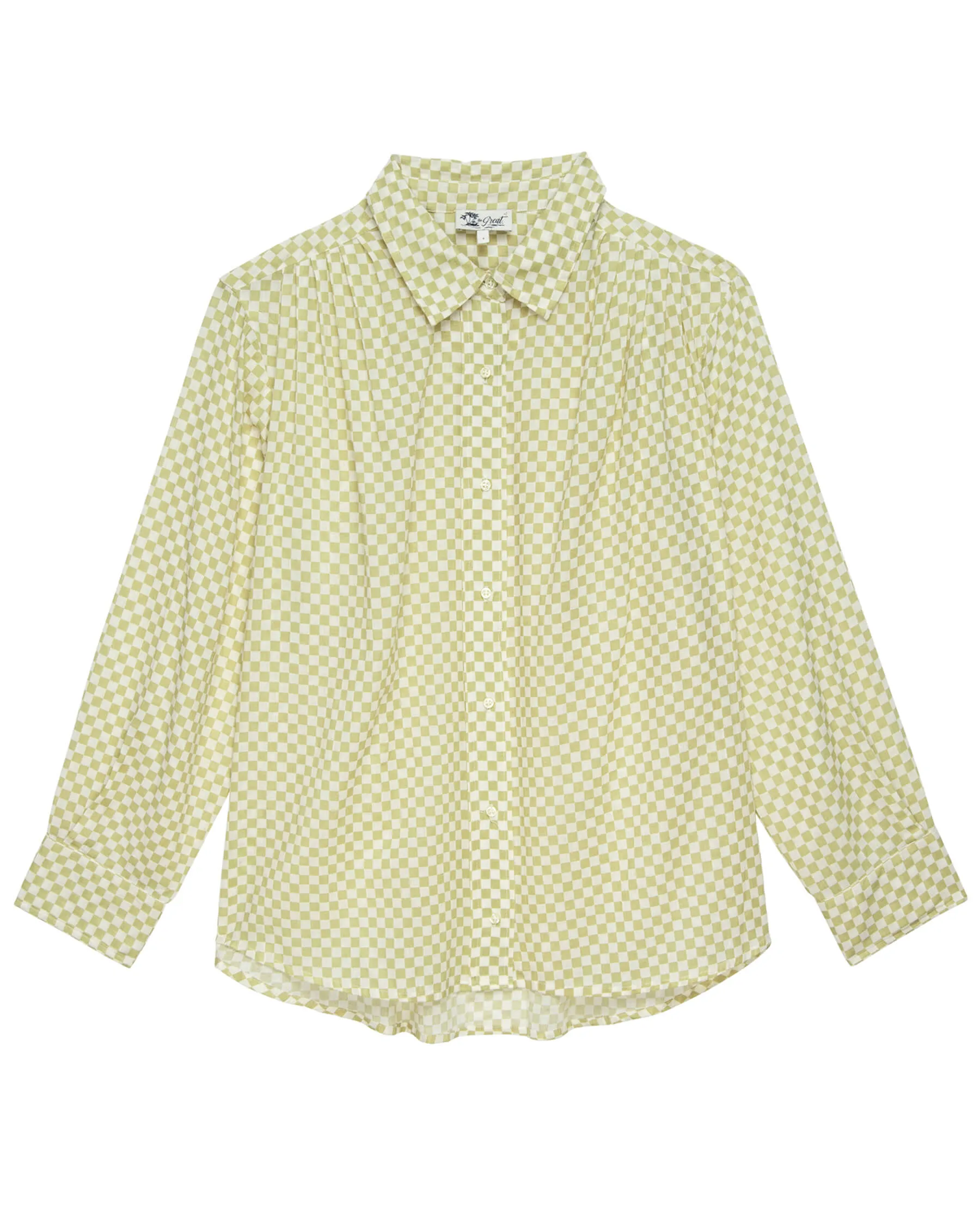 The Cove Shirt. -- Sand Check sold by THE GREAT.