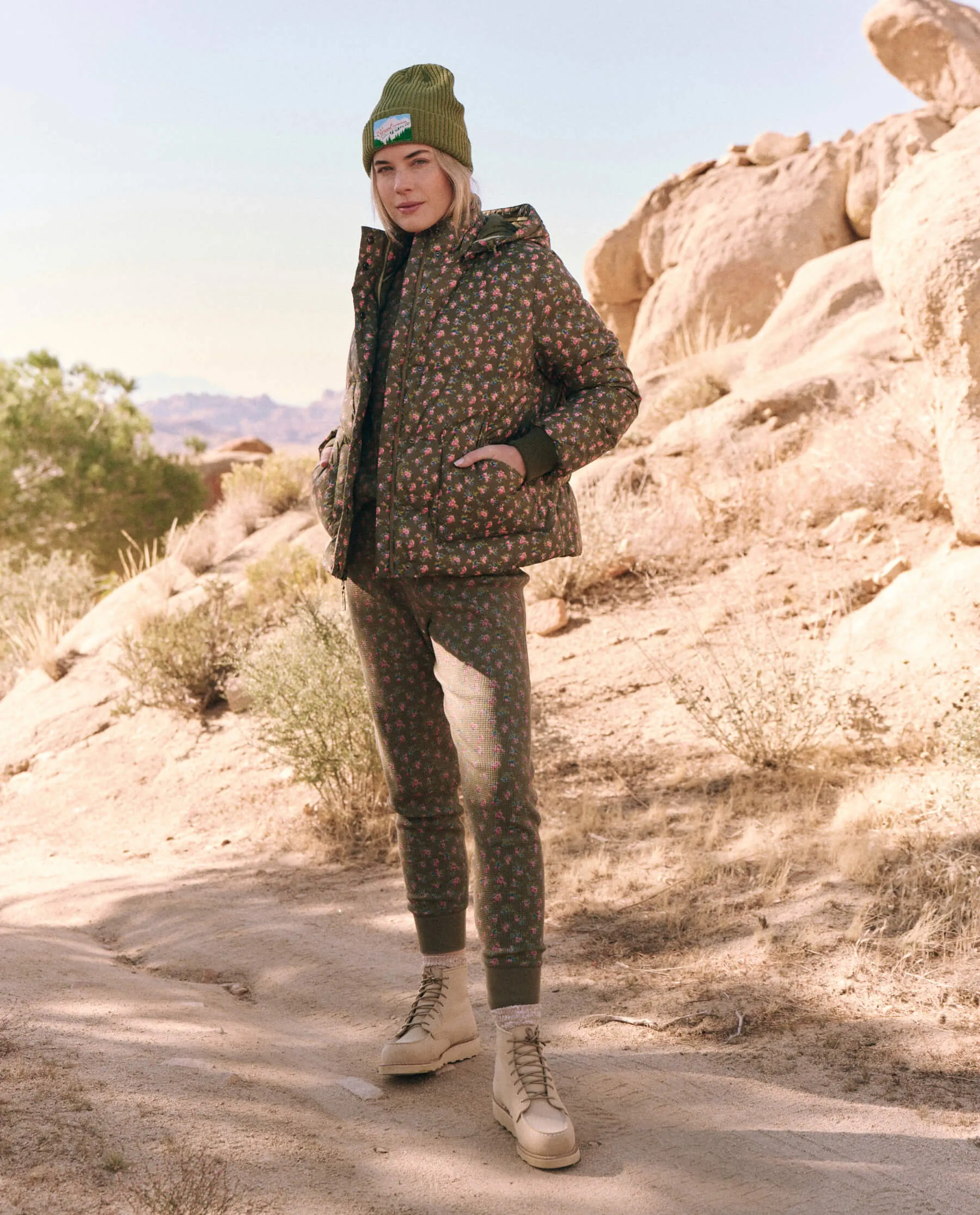 The Down Polar Puffer. -- Cypress Basin Floral sold by THE GREAT. product image thumbnail 5