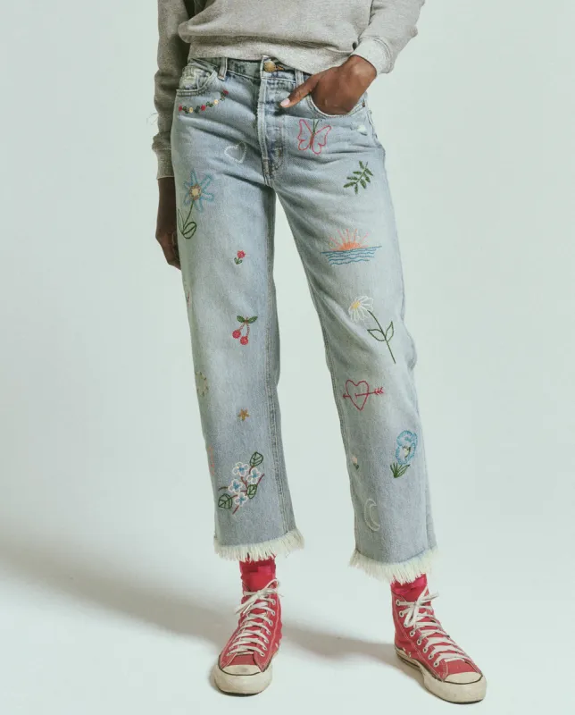 The Embroidered Wayne Jean. -- Kentucky Wash made by THE GREAT.