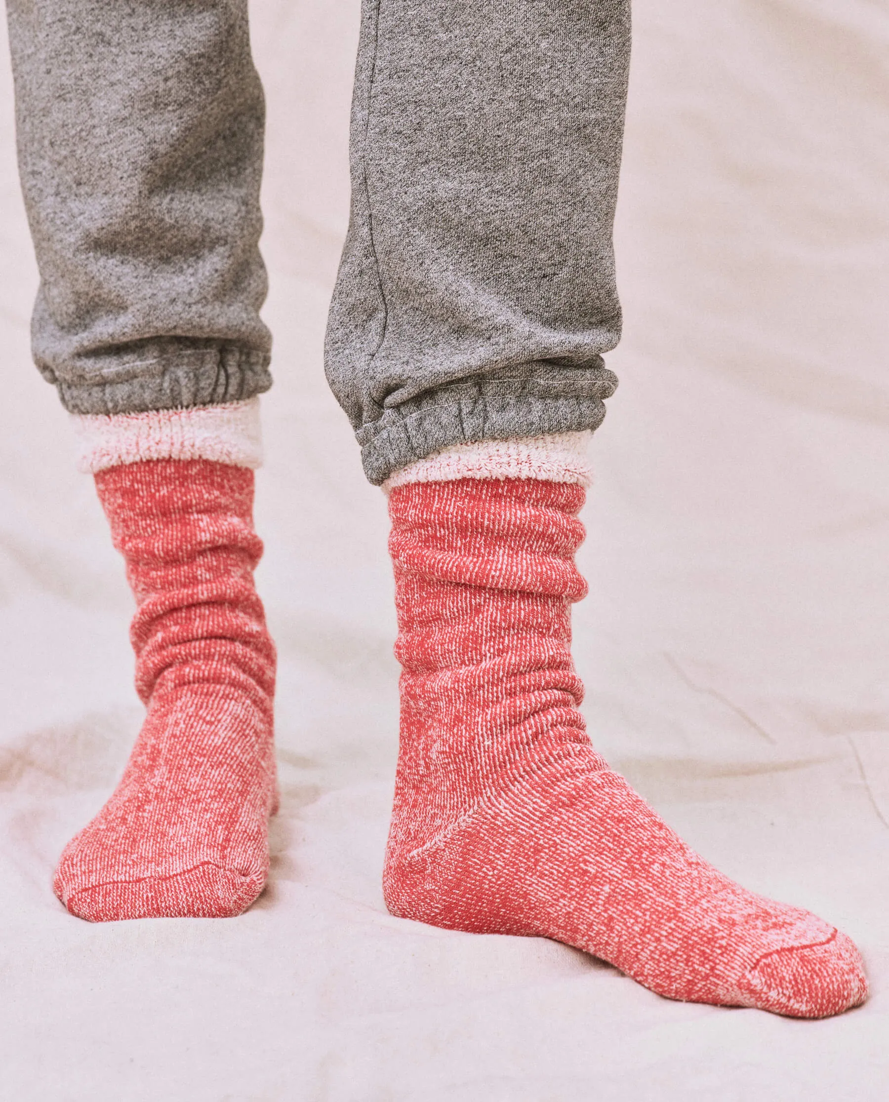 The Sweatshirt Sock. -- Candied Cherry sold by THE GREAT.