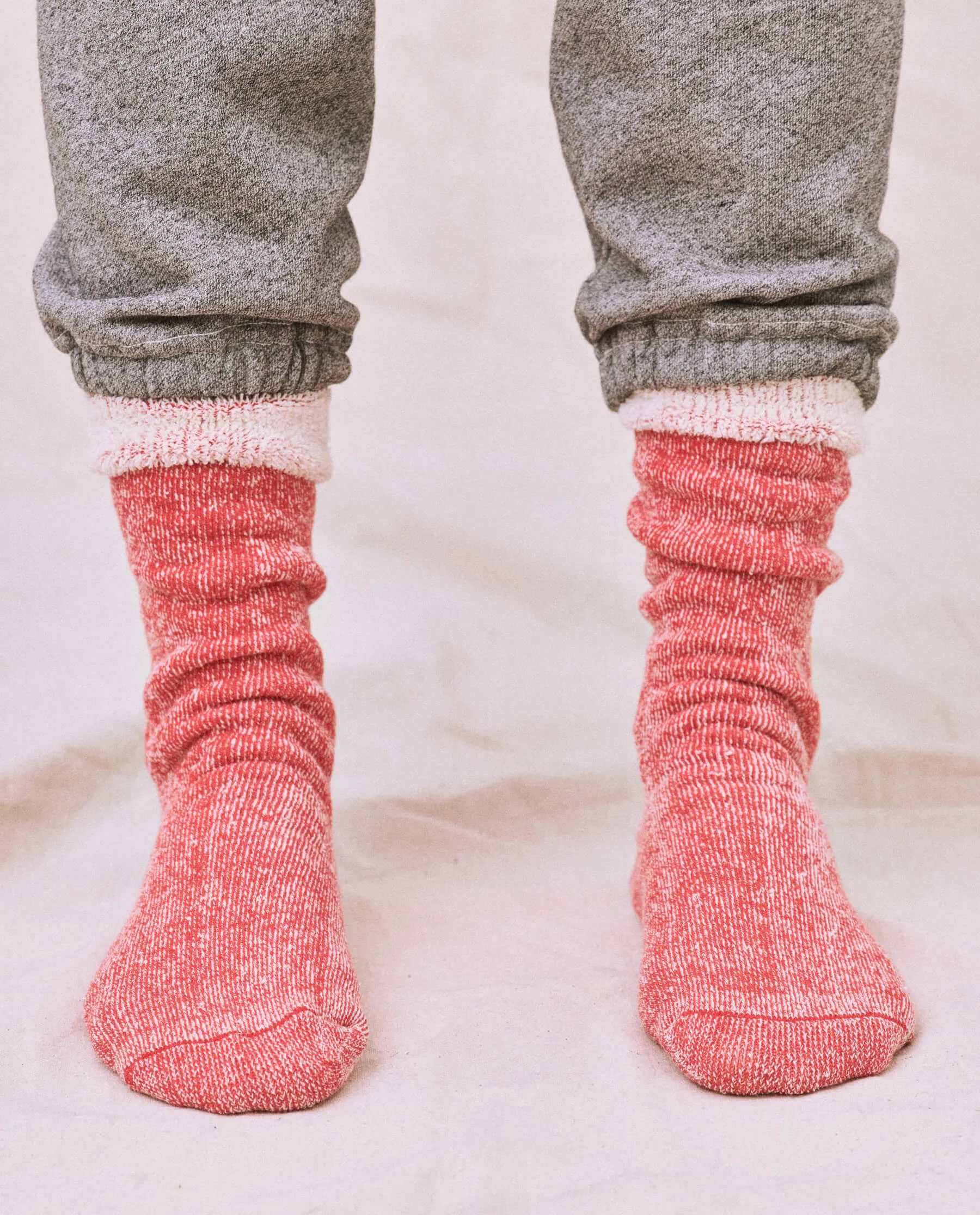 The Sweatshirt Sock. -- Candied Cherry sold by THE GREAT. product image thumbnail 2