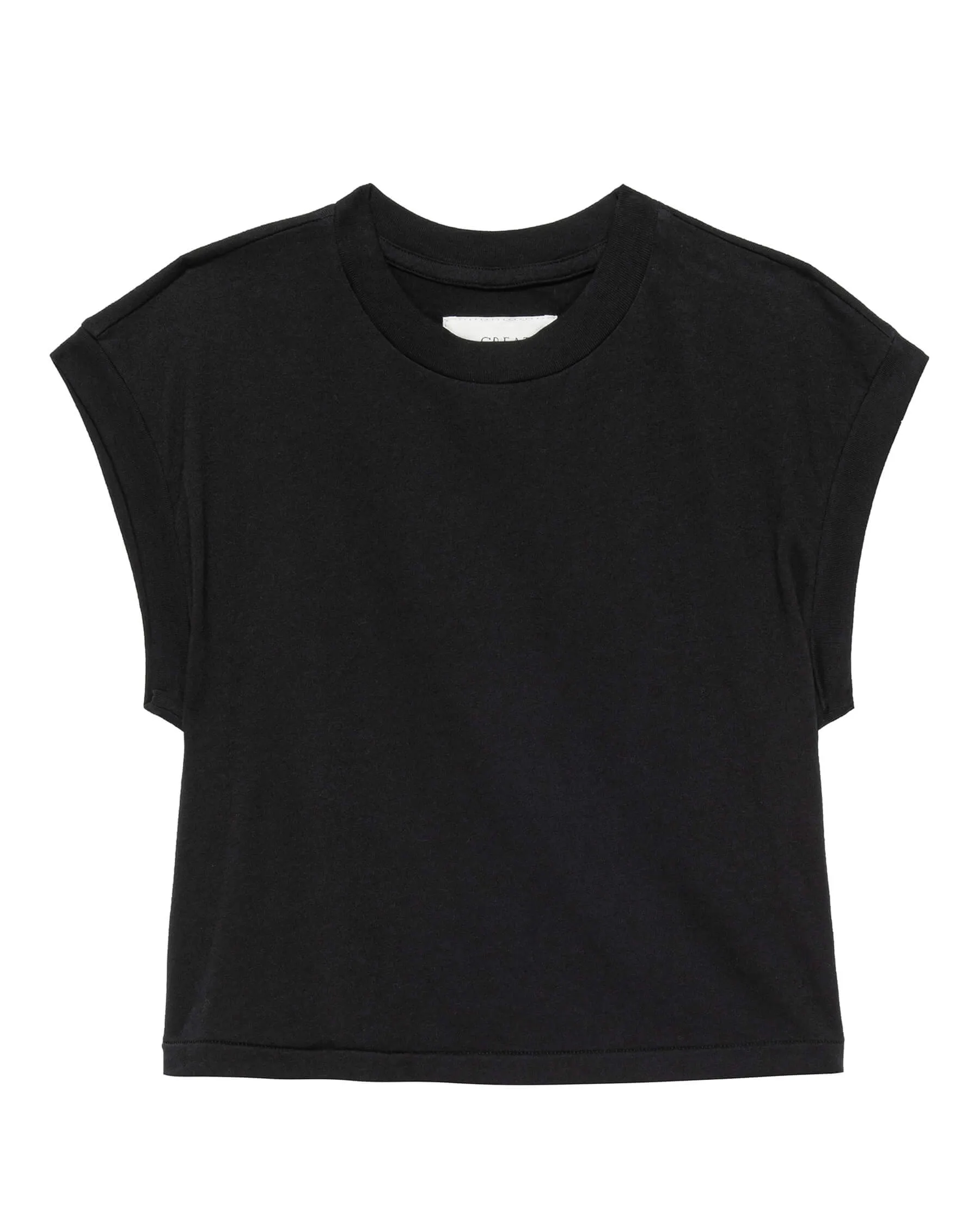 The Square Tee. -- Almost Black sold by THE GREAT. product image thumbnail 5