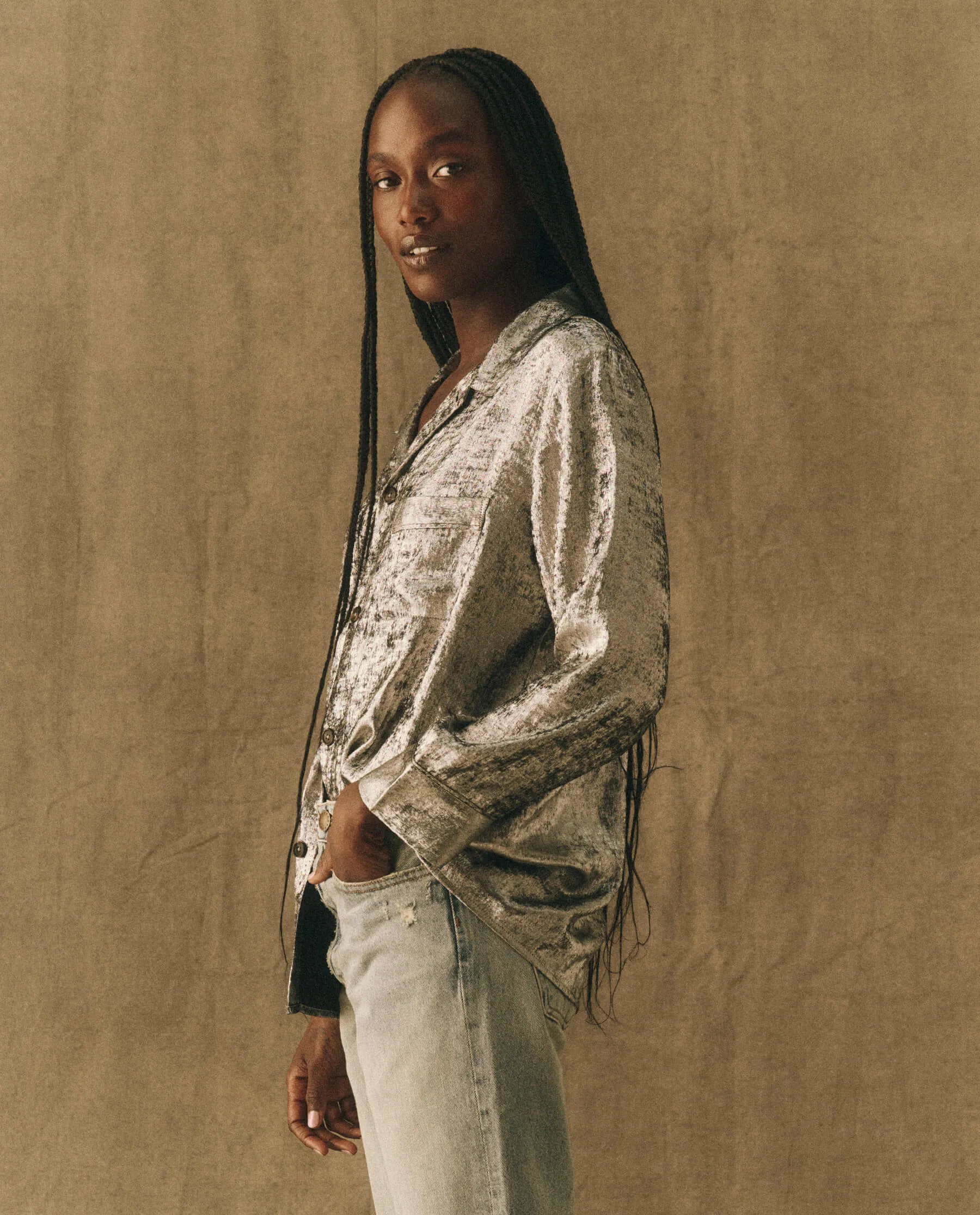 The Lounge Top. -- Silver sold by THE GREAT. product image thumbnail 3