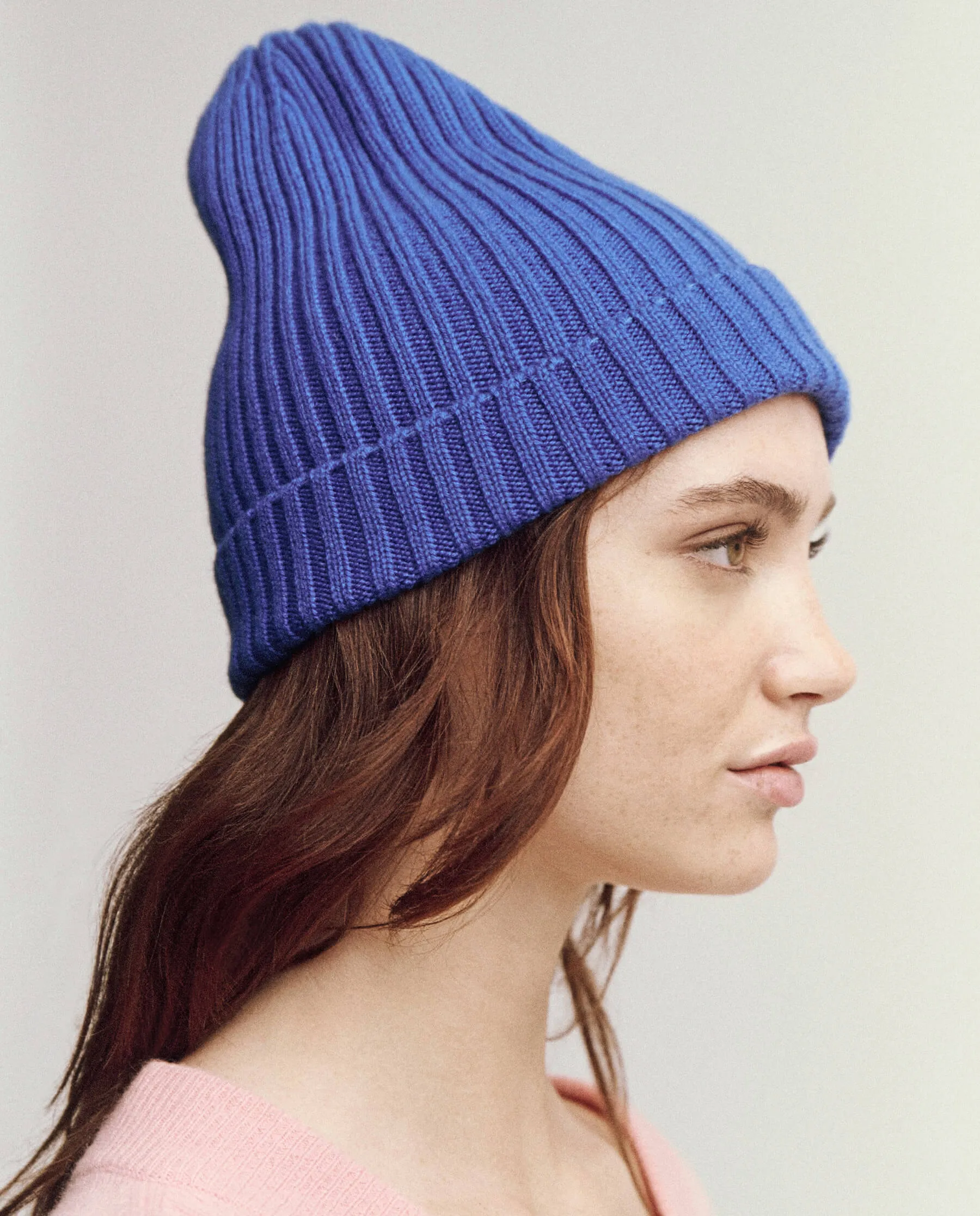 The Cashmere Hat. -- Bright Blue sold by THE GREAT. product image thumbnail 3