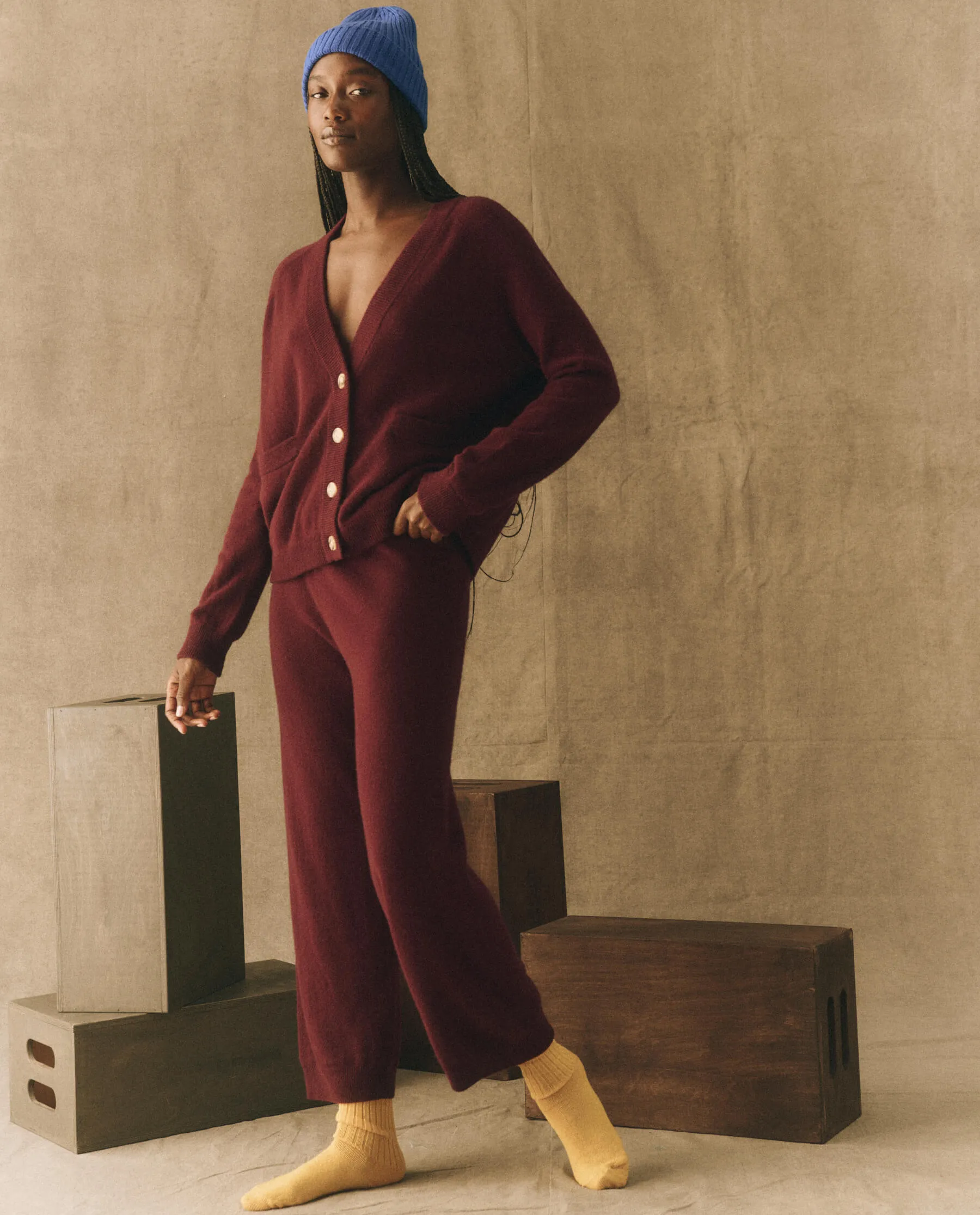 The Cashmere Hat. -- Bright Blue sold by THE GREAT. product image thumbnail 2