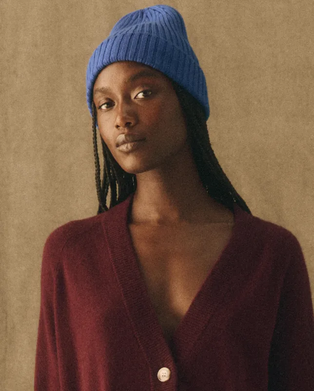 The Cashmere Hat. -- Bright Blue sold by THE GREAT.