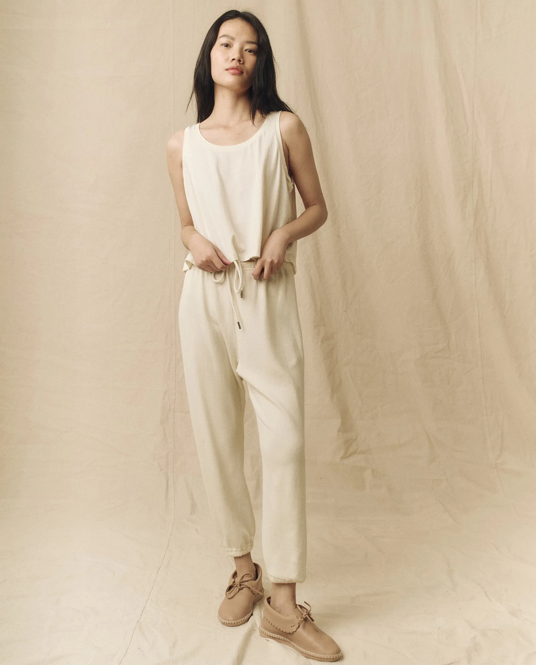 The Sport Tank. -- Washed White sold by THE GREAT. product image thumbnail 3