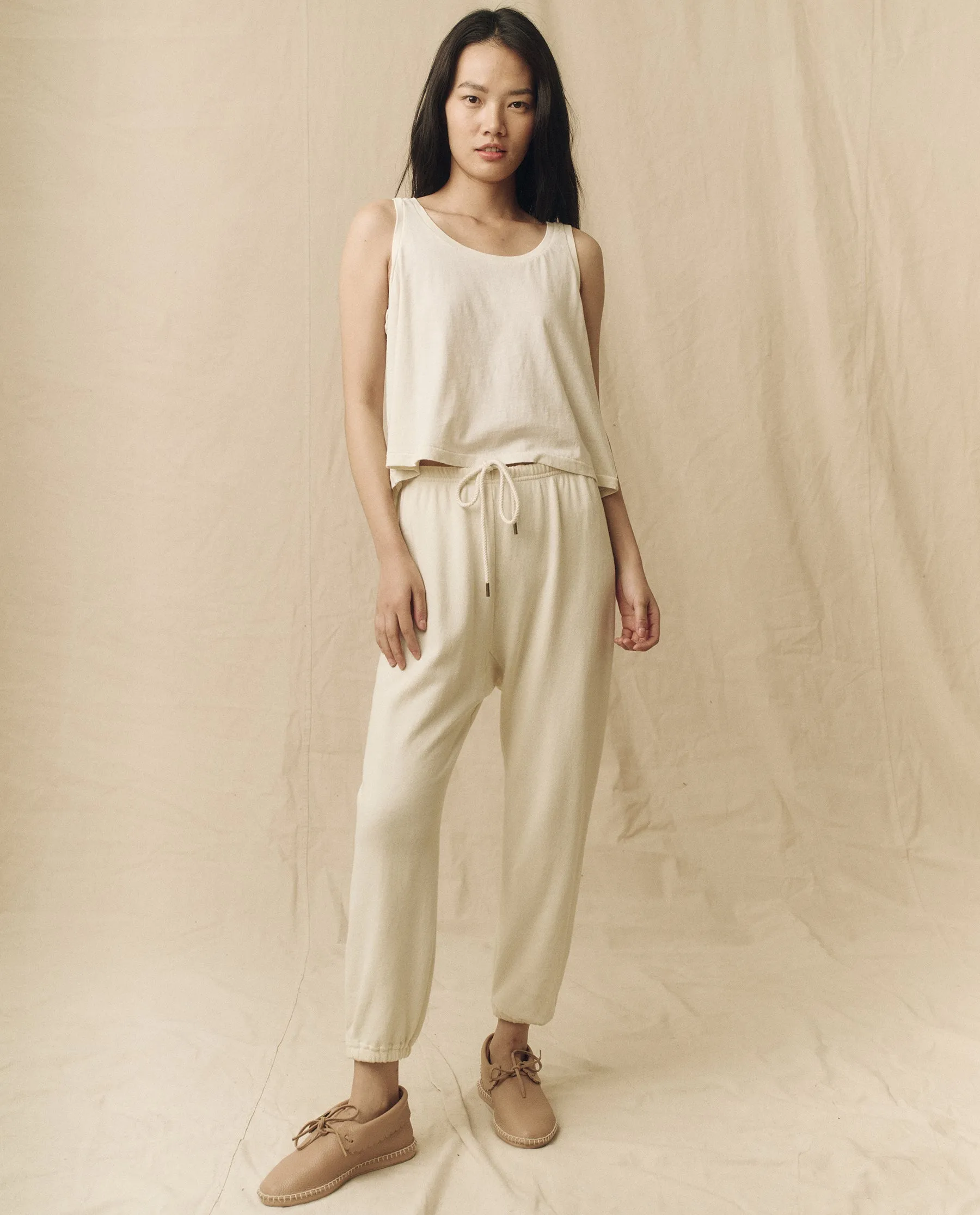 The Sport Tank. -- Washed White sold by THE GREAT. product image thumbnail 4