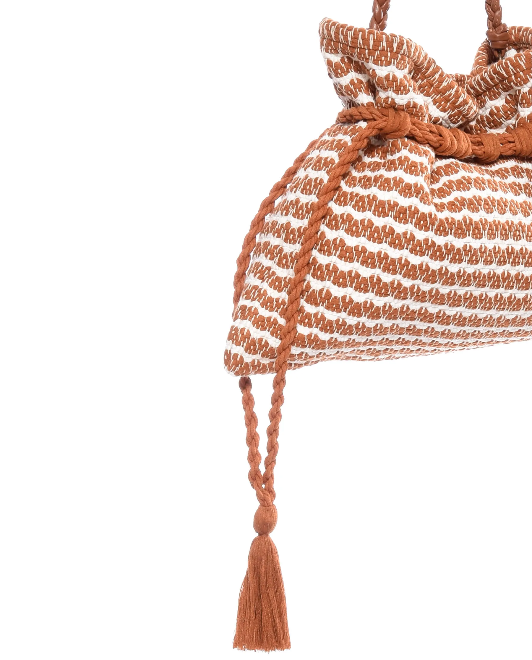 The Cinched Bag. -- Carmel and Cream sold by THE GREAT. product image thumbnail 2