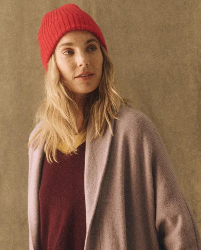 The Cashmere Hat. -- Bright Red sold by THE GREAT.