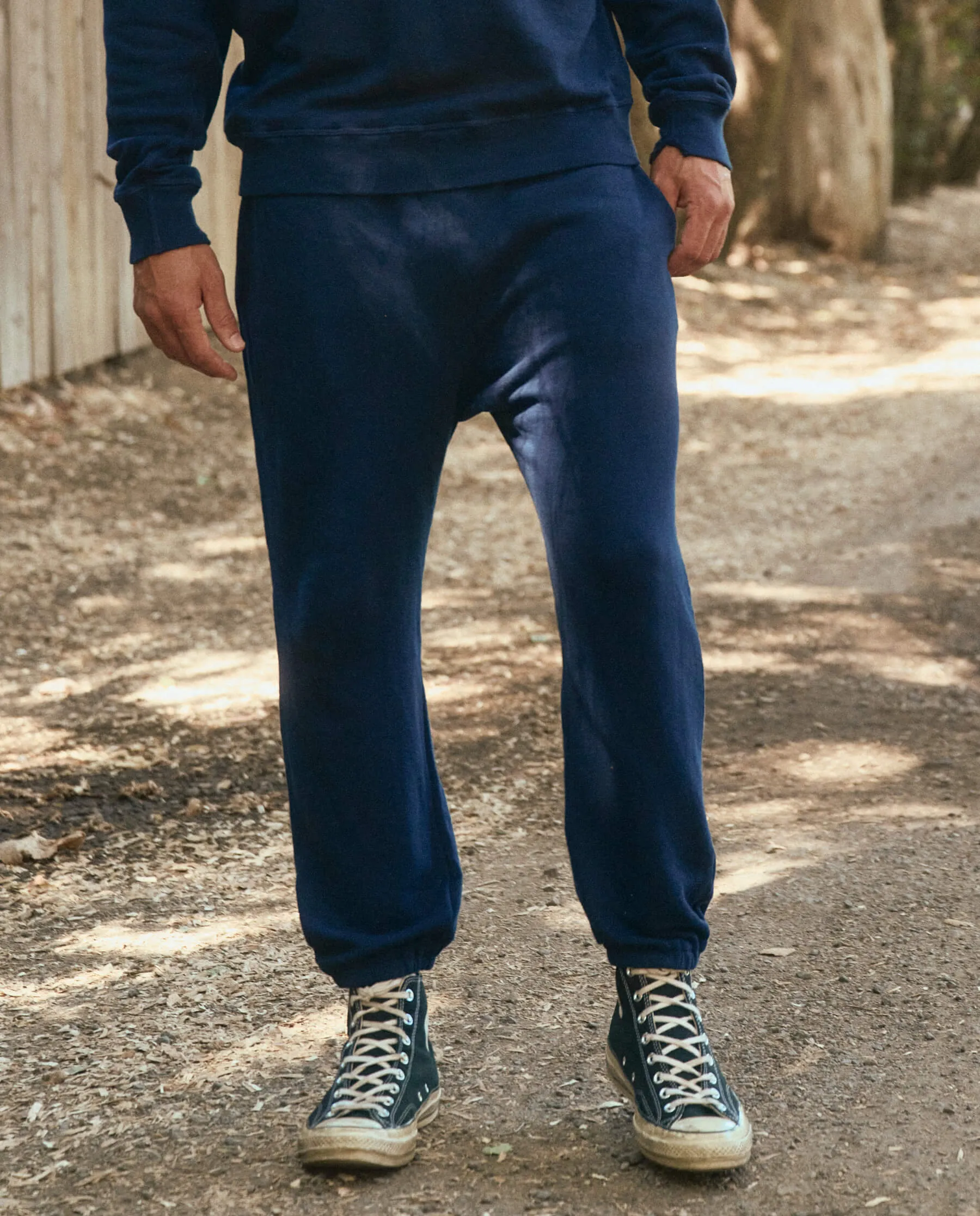 The Men's Stadium Sweatpant. -- True Navy sold by THE GREAT. product image thumbnail 2