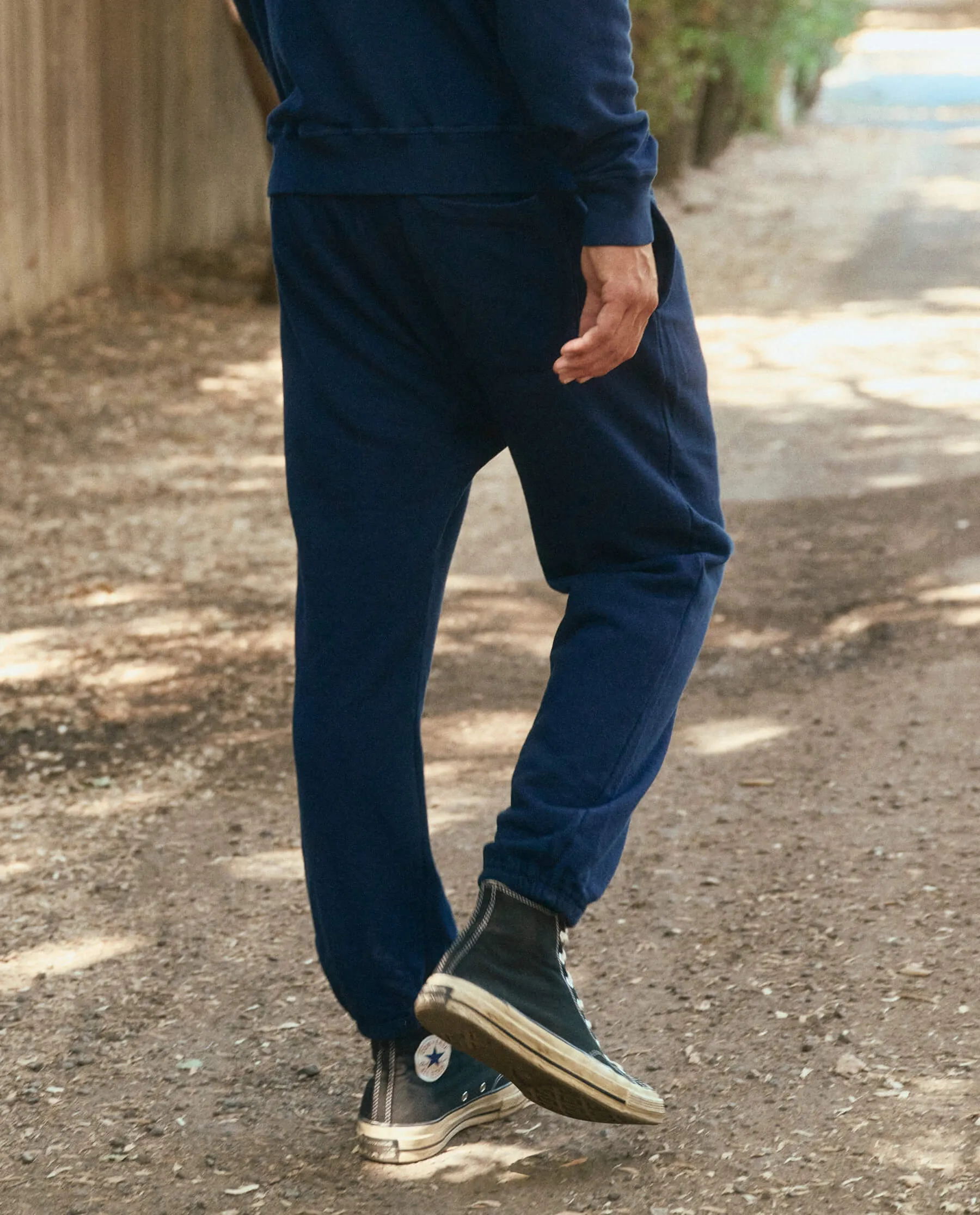 The Men's Stadium Sweatpant. -- True Navy sold by THE GREAT. product image thumbnail 4